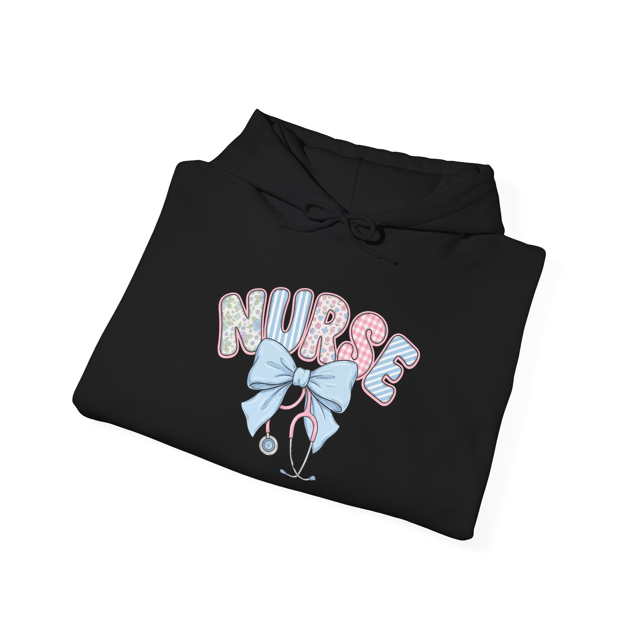 Nurse Bow Hoodie Pastel Stethoscope Nursing