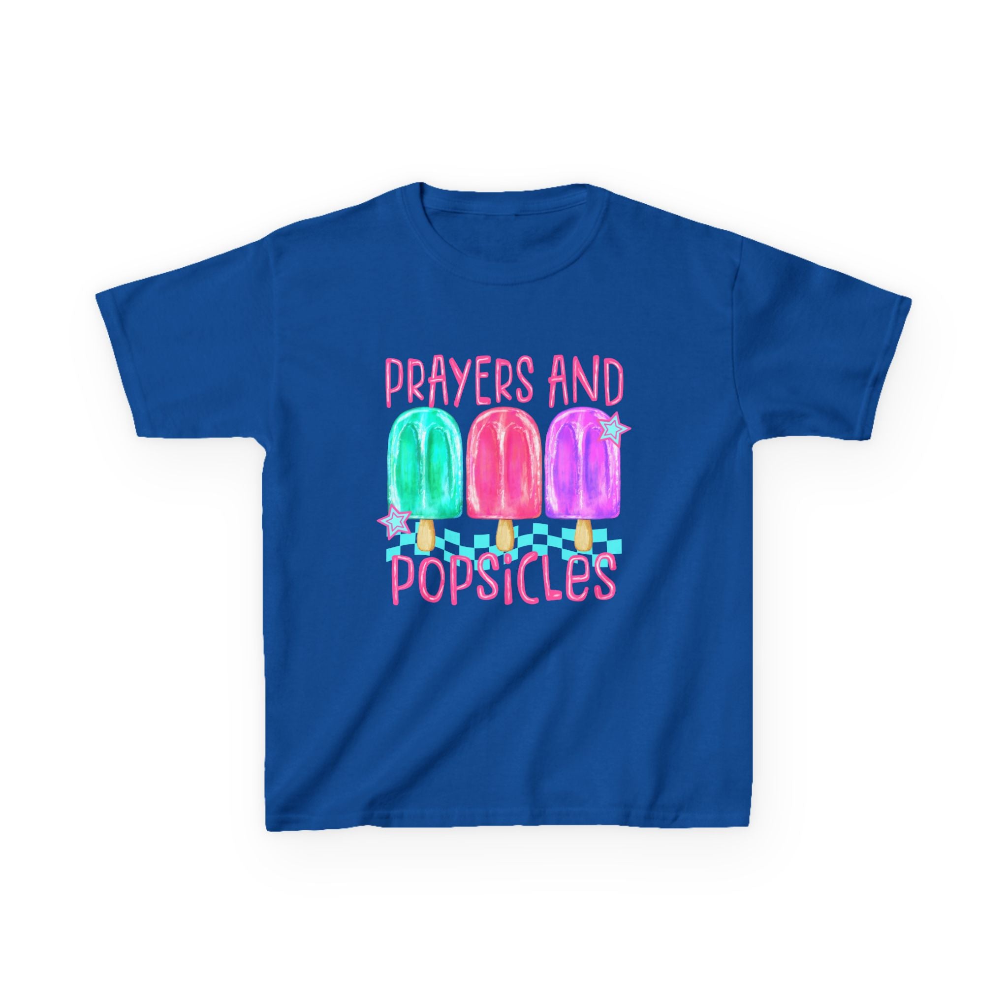 Kids Tee — "Prayers and Popsicles"