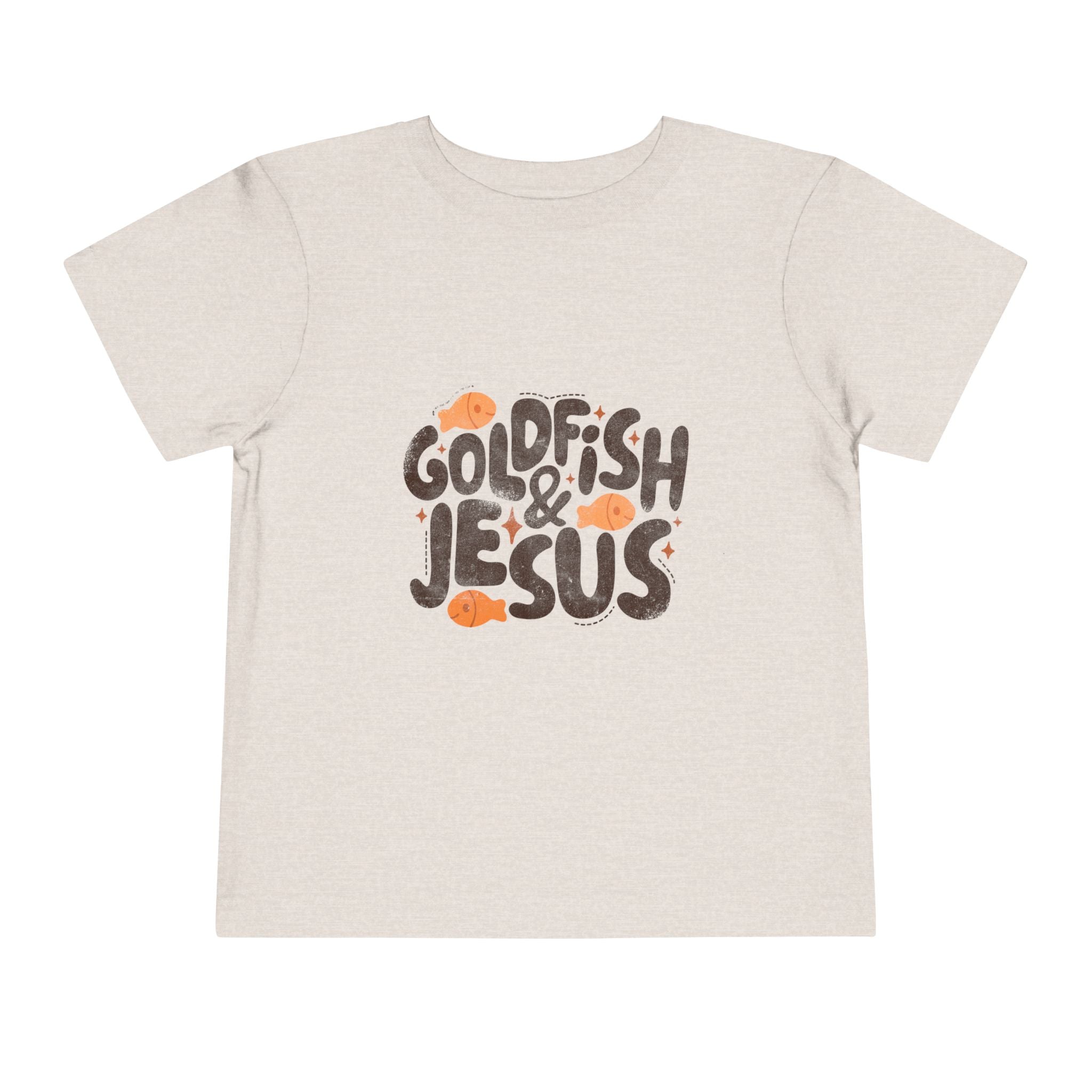 Goldfish & Jesus Toddler Tee — Cute Christian Kids Shirt
