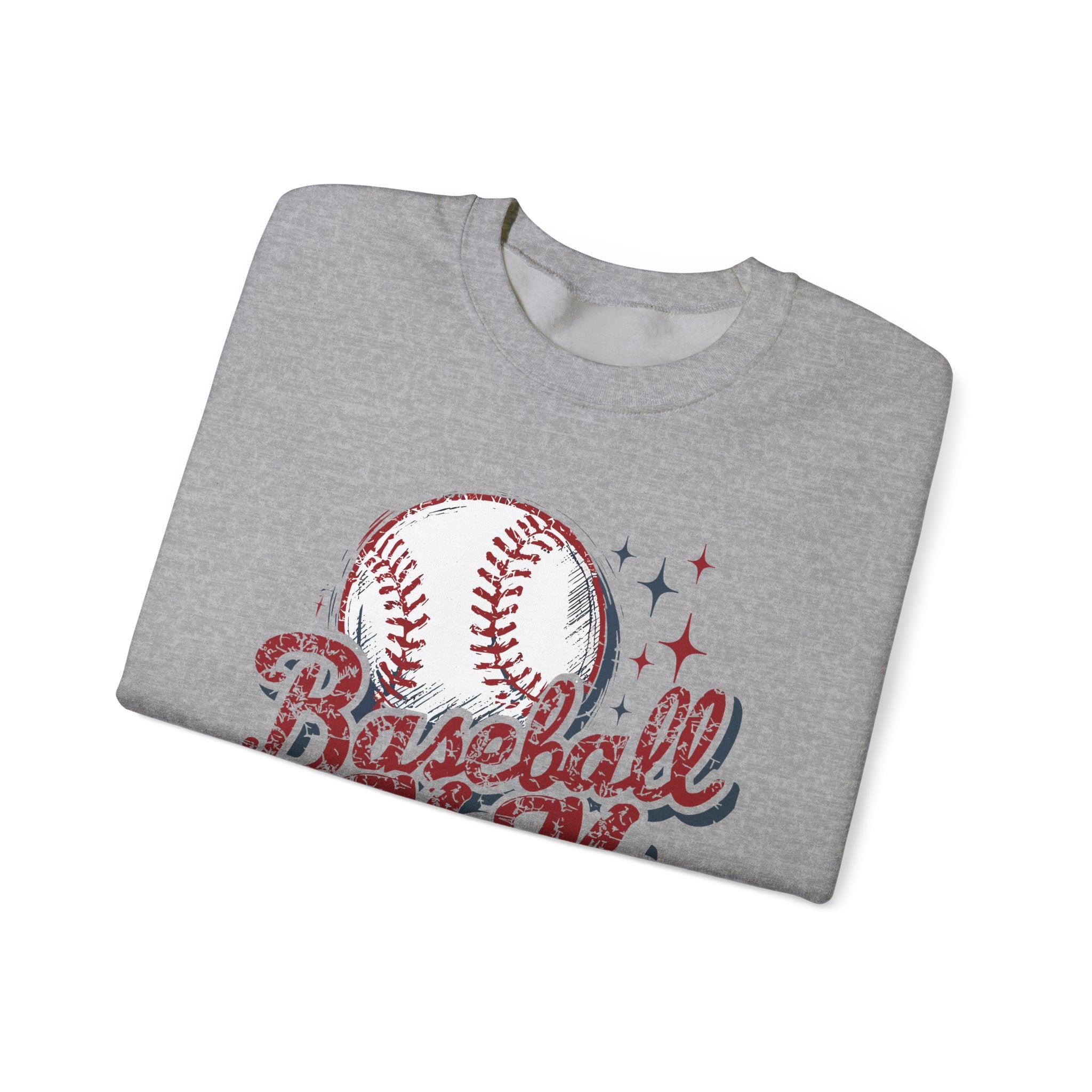Baseball Mom Sweatshirt – Vintage Baseball Graphic Crewneck