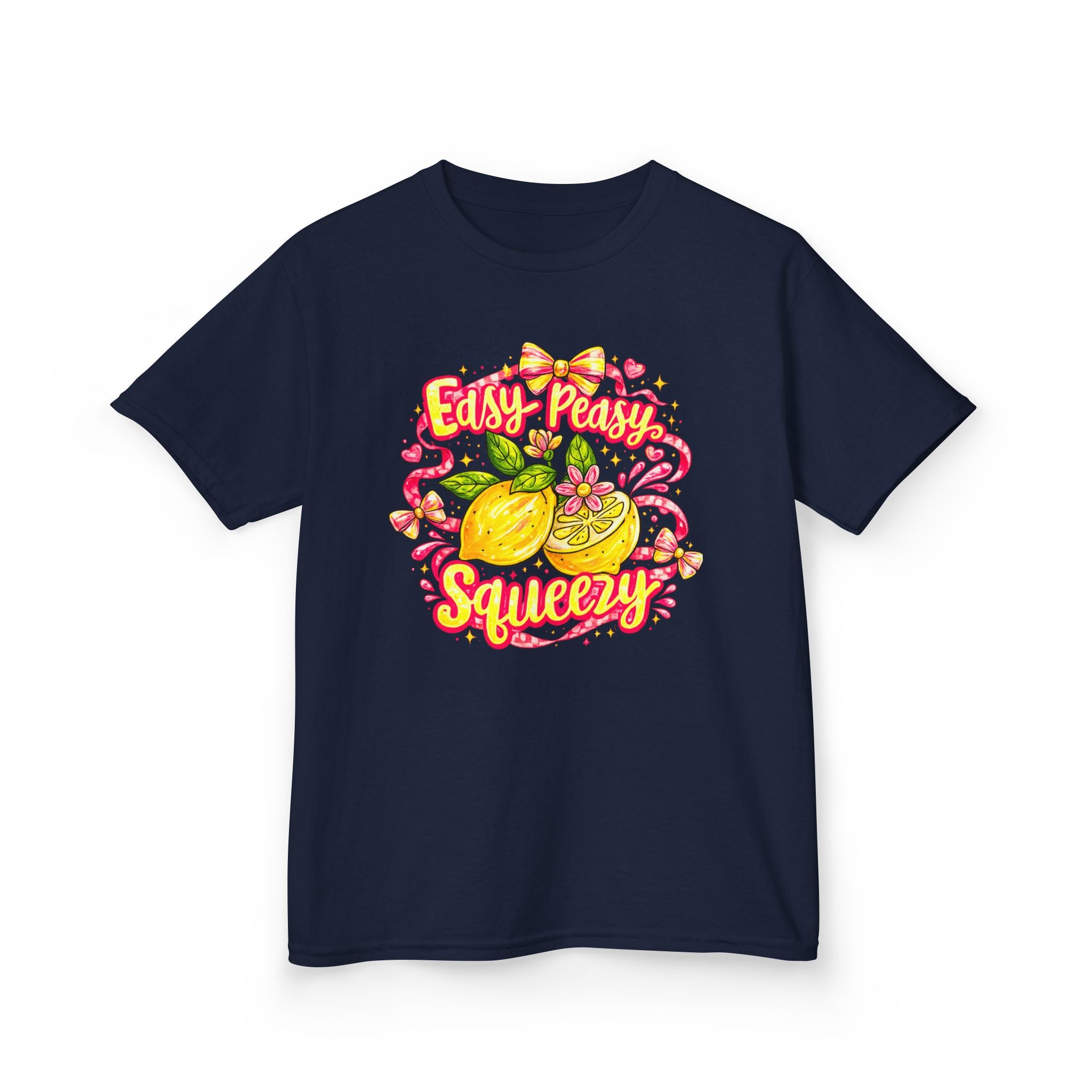 Kids T‑Shirt – "Easy Peasy Squeezy"  Fruit Graphic Tee