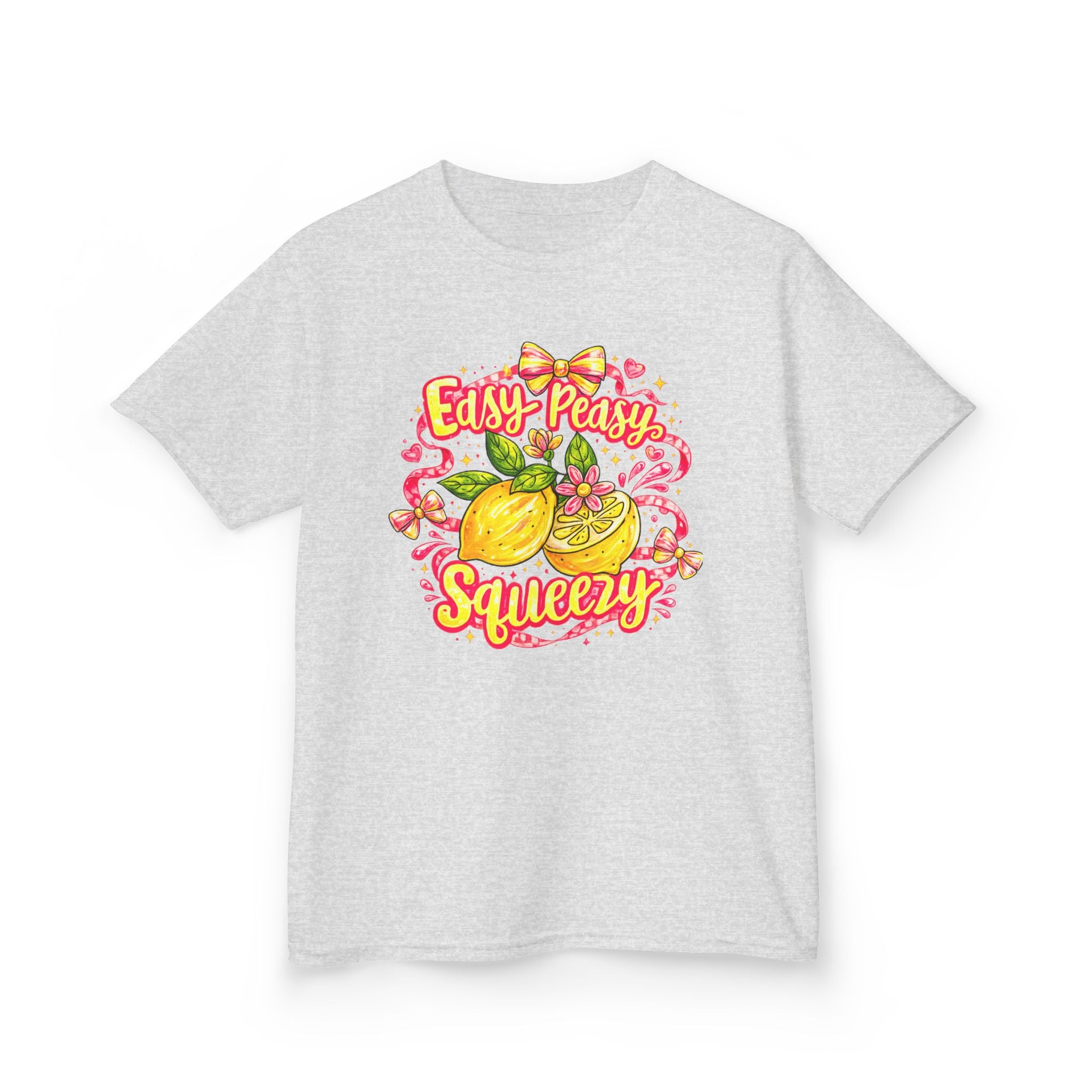 Kids T‑Shirt – "Easy Peasy Squeezy"  Fruit Graphic Tee