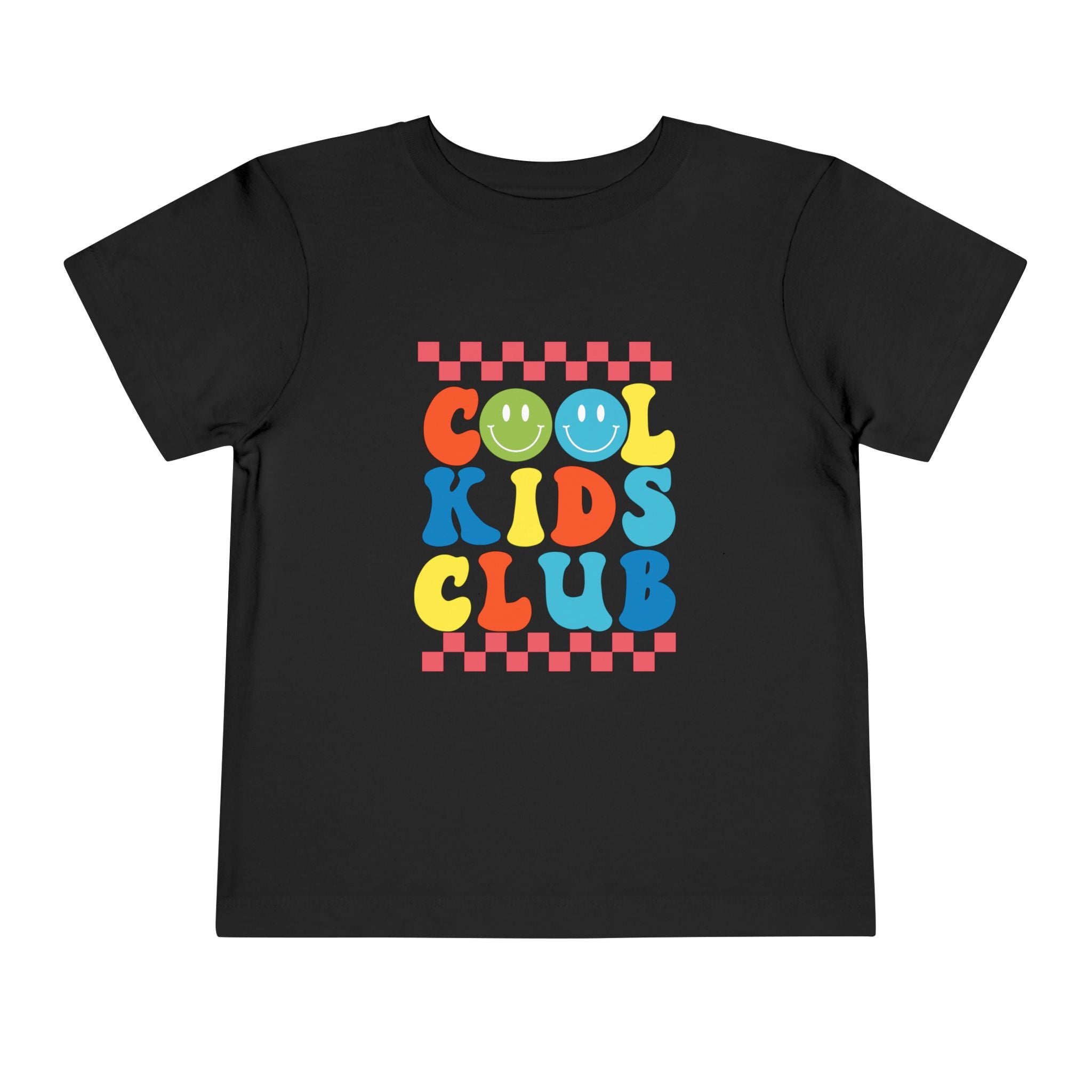 Cool Kids Club Toddler Tee — Colorful Retro Graphic Shirt