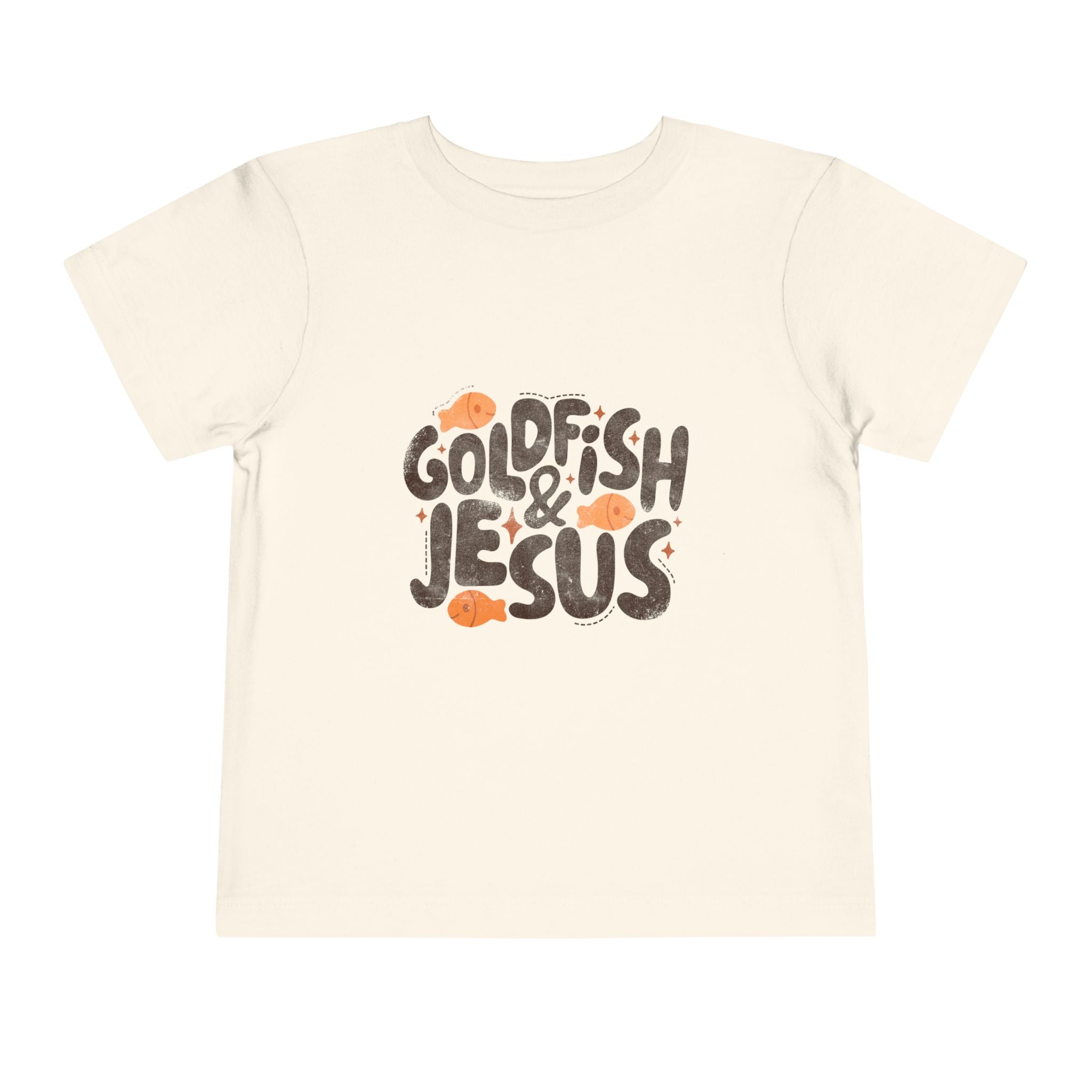 Goldfish & Jesus Toddler Tee — Cute Christian Kids Shirt