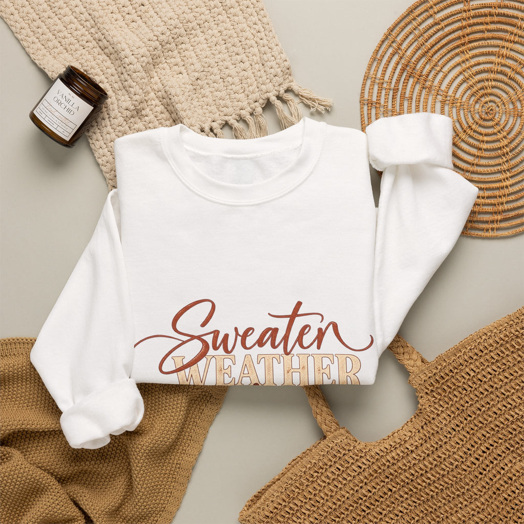 Sweater Weather & Sunday Worship Crewneck Sweatshirt