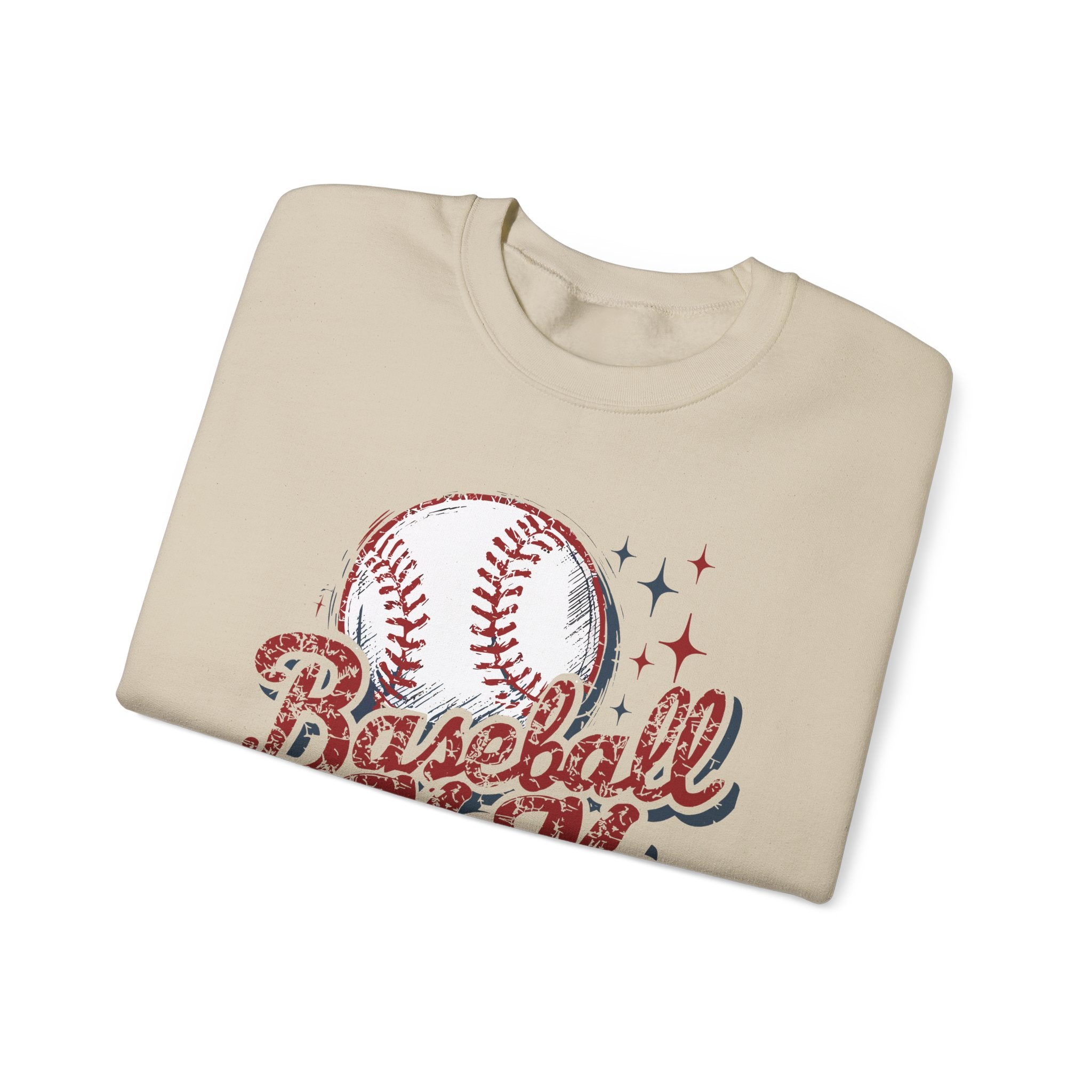 Baseball Mom Sweatshirt – Vintage Baseball Graphic Crewneck
