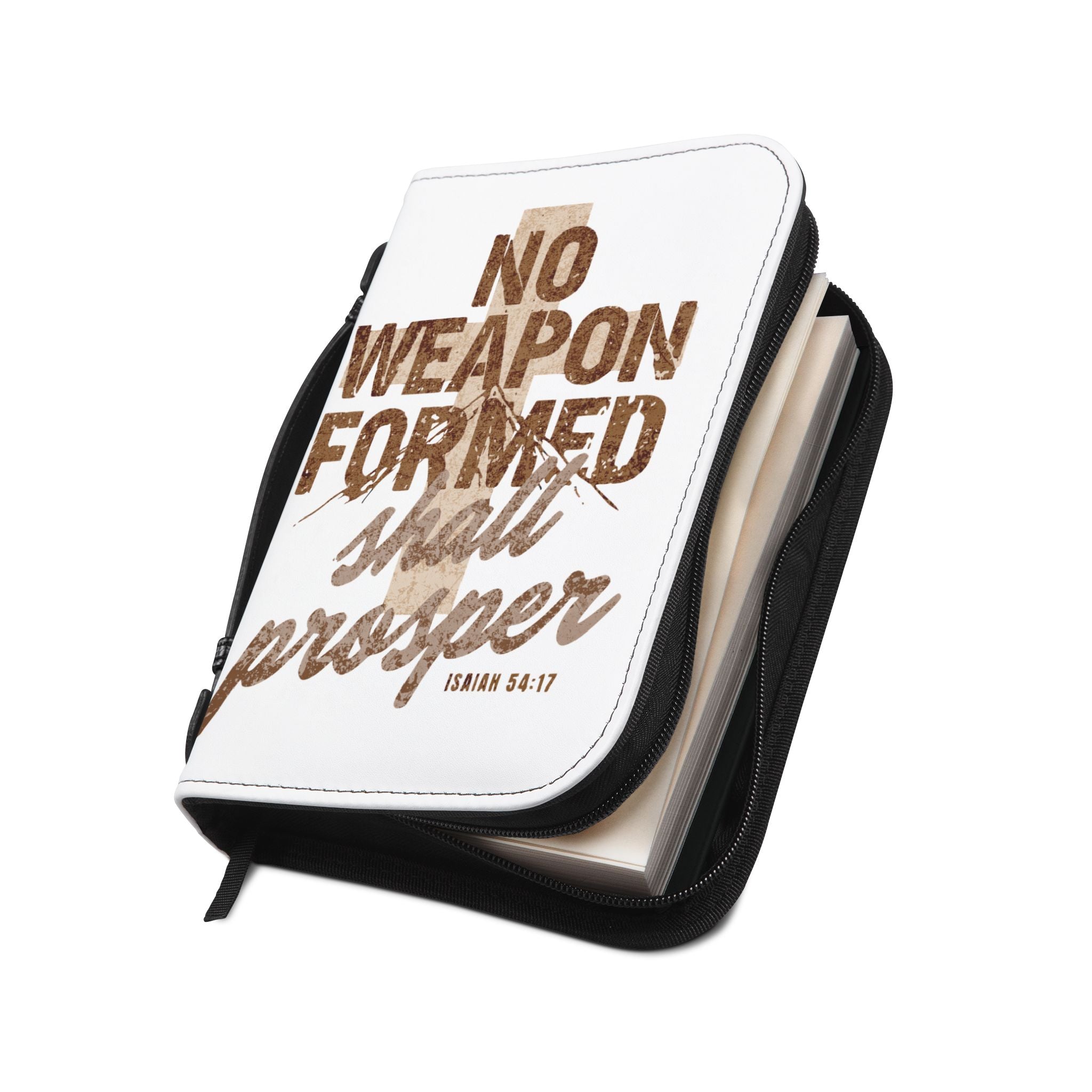 Bible Cover — "No Weapon Formed Shall Prosper" Isaiah 54:17