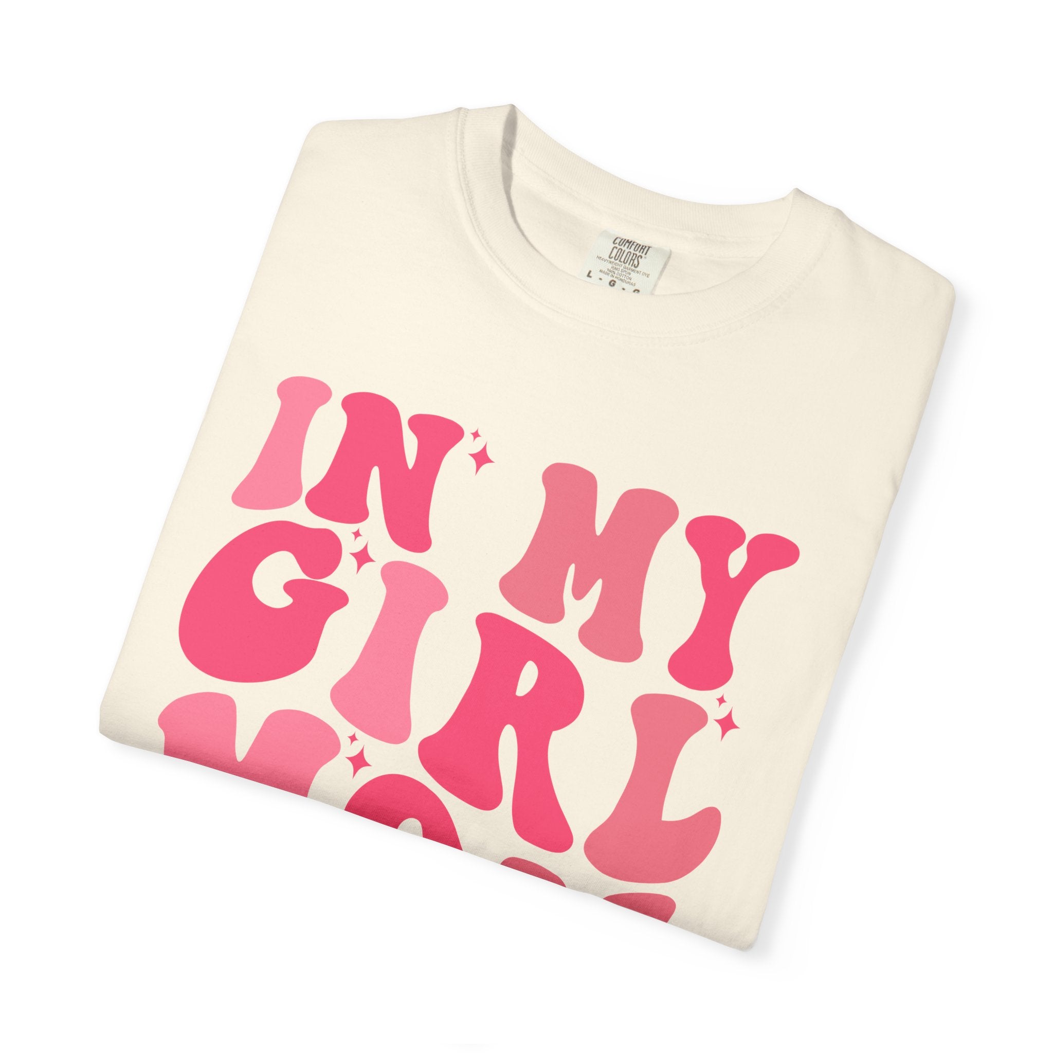 In My Girl Mom Era T-Shirt — Retro Pink Script Tee for Proud Moms