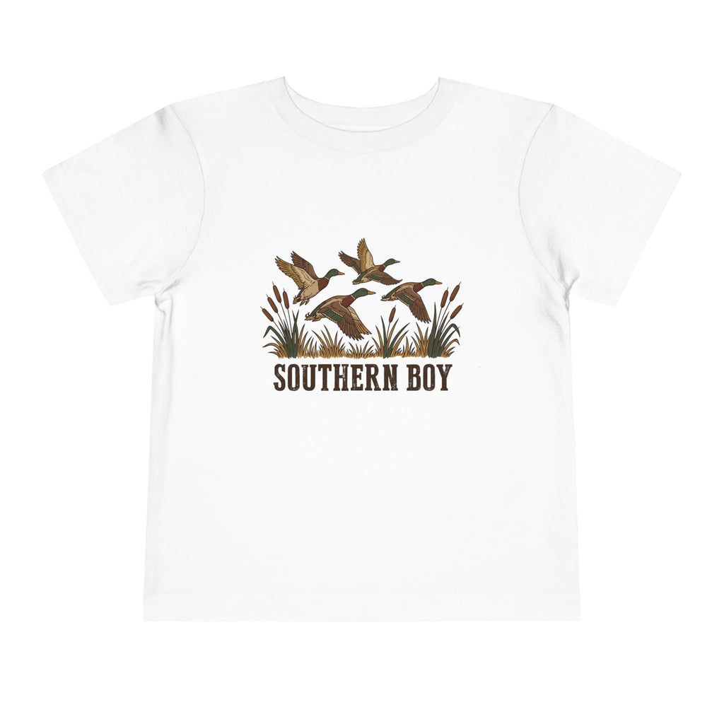 Toddler Tee — "Southern Boy" Duck Hunting Graphic