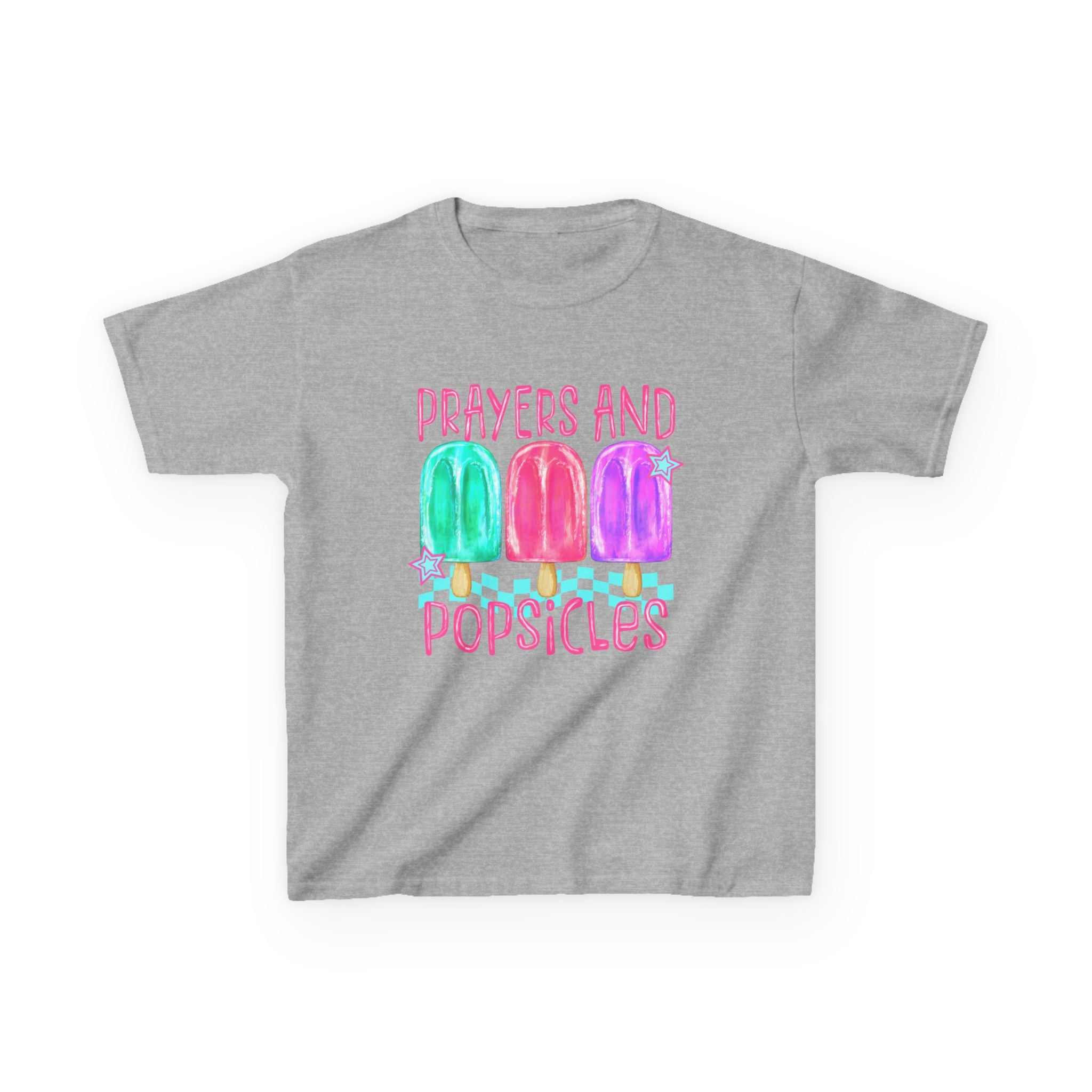 Kids Tee — "Prayers and Popsicles"