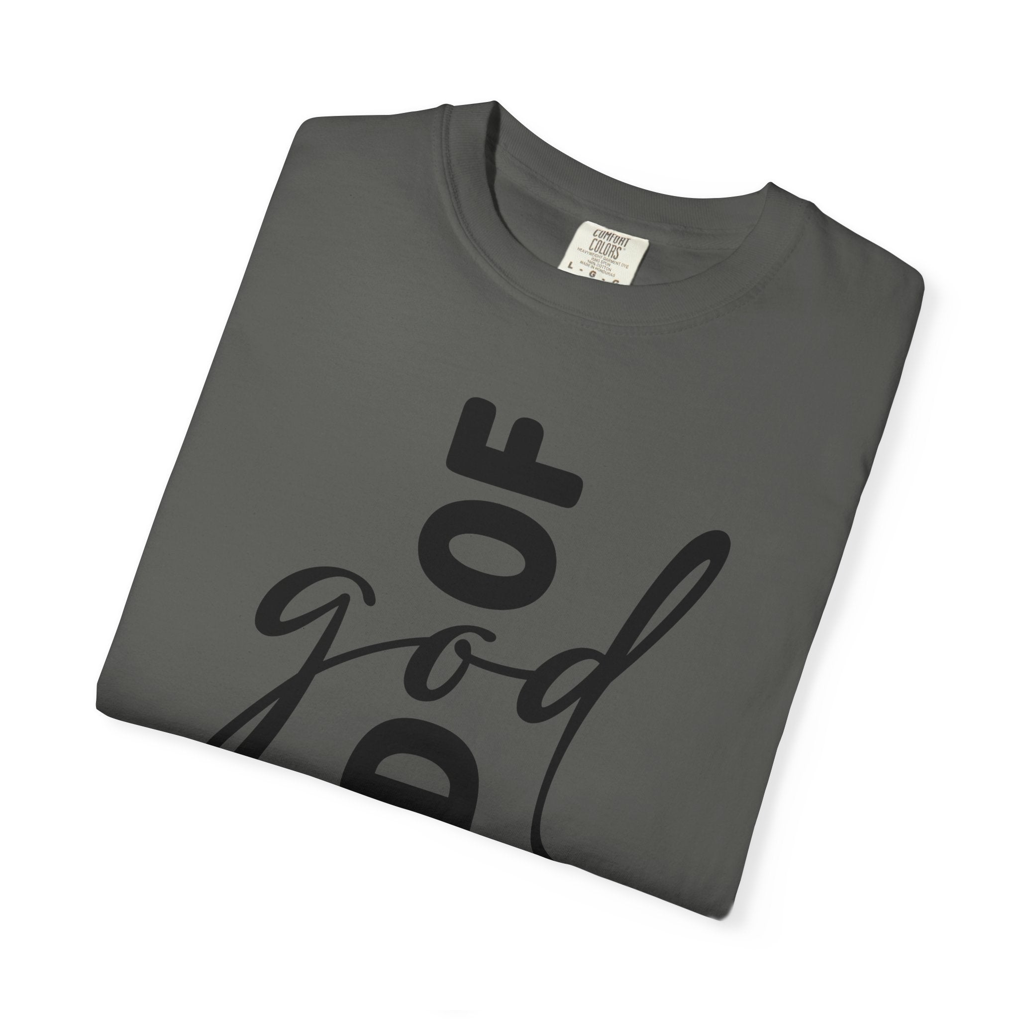 Child of God T-Shirt — Vertical Script Faith Tee