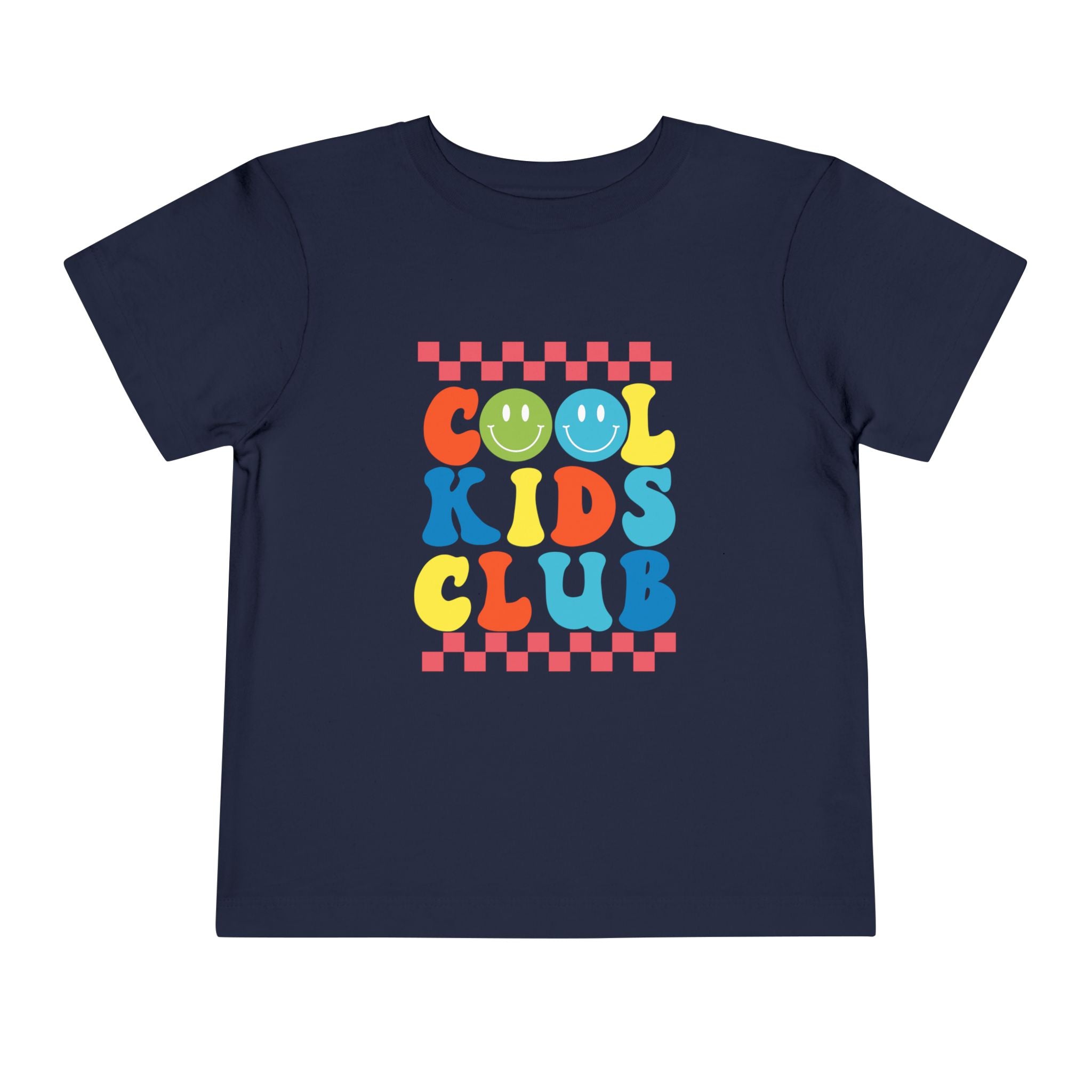 Cool Kids Club Toddler Tee — Colorful Retro Graphic Shirt