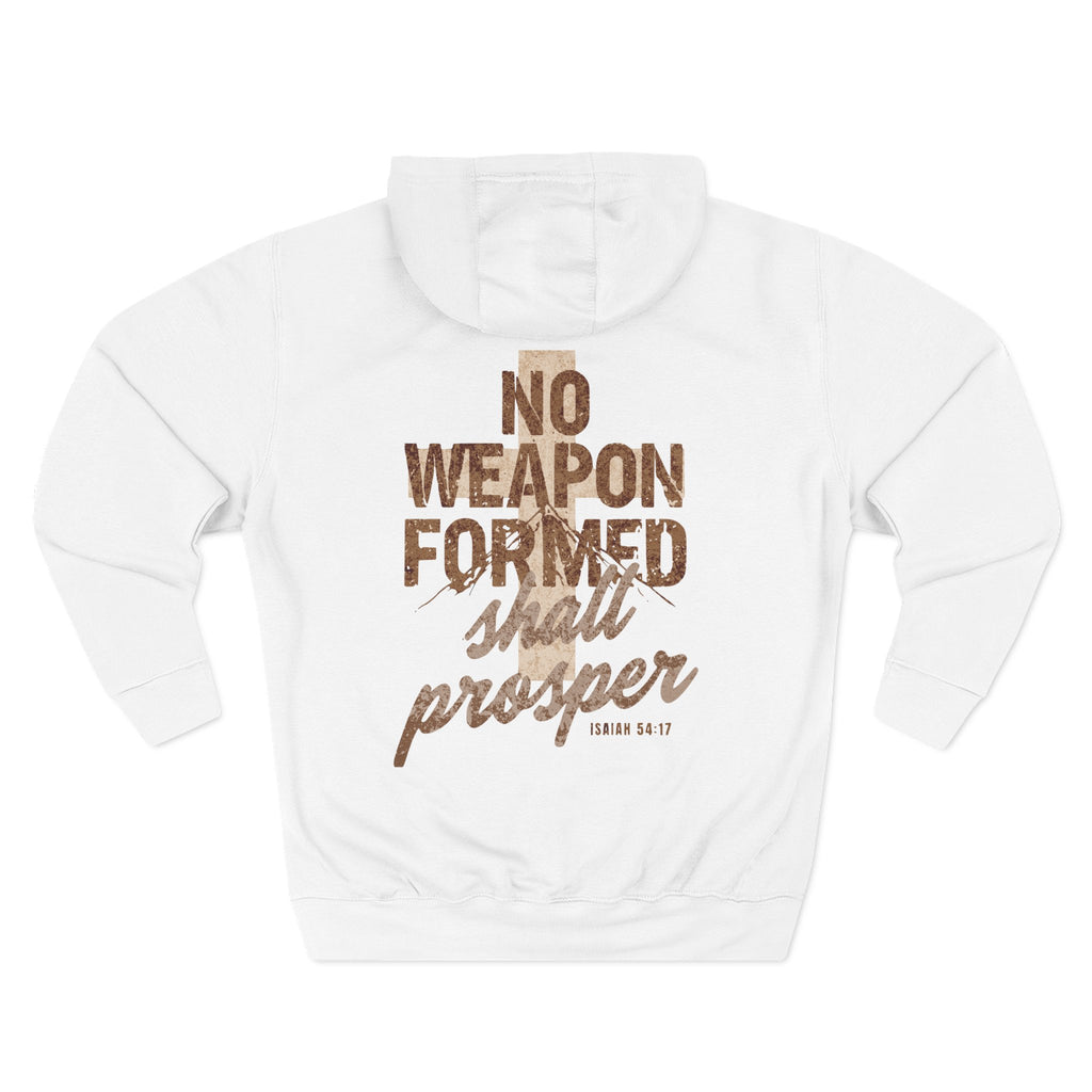 Isaiah 54:17 Hoodie "No Weapon Formed Shall Prosper"