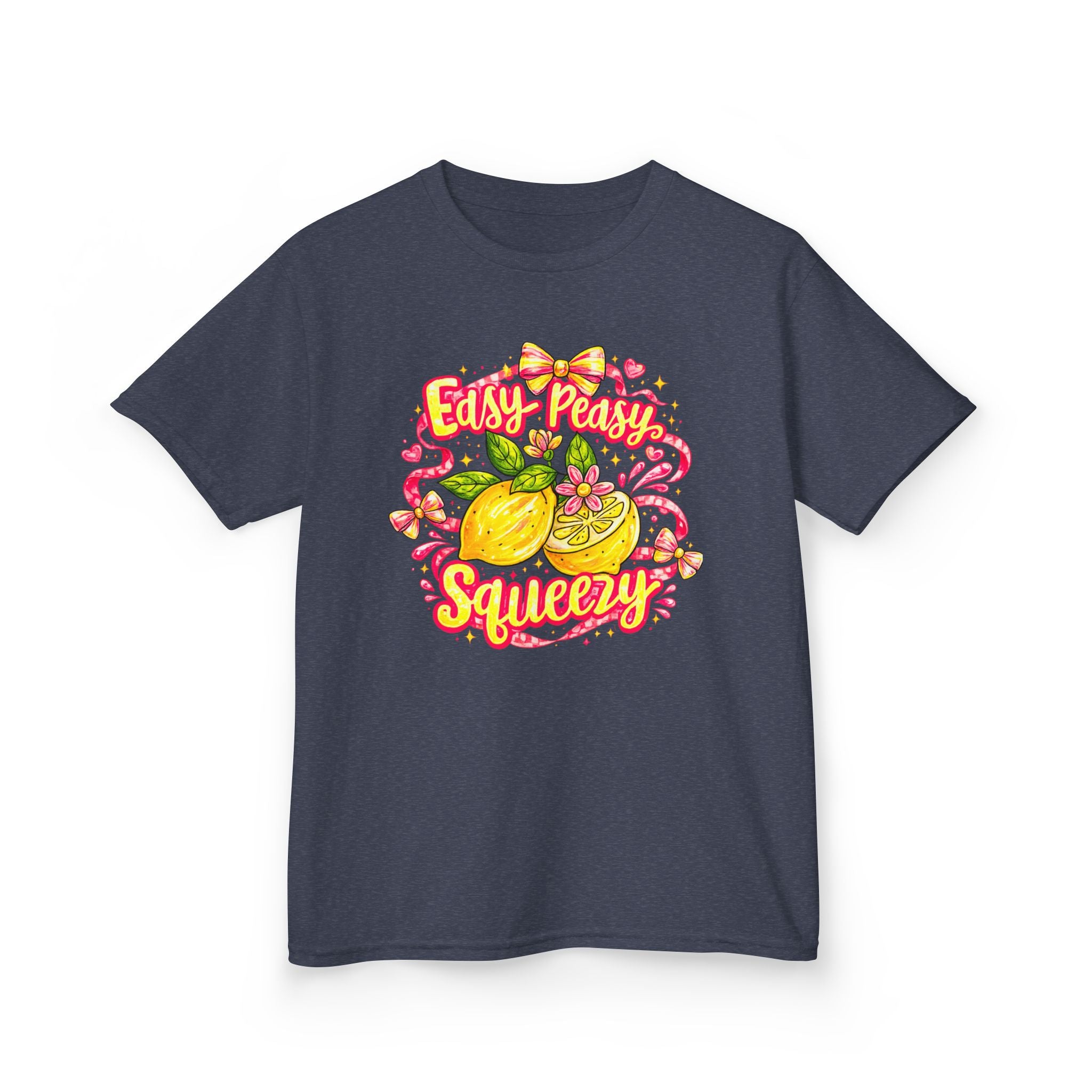 Kids T‑Shirt – "Easy Peasy Squeezy"  Fruit Graphic Tee