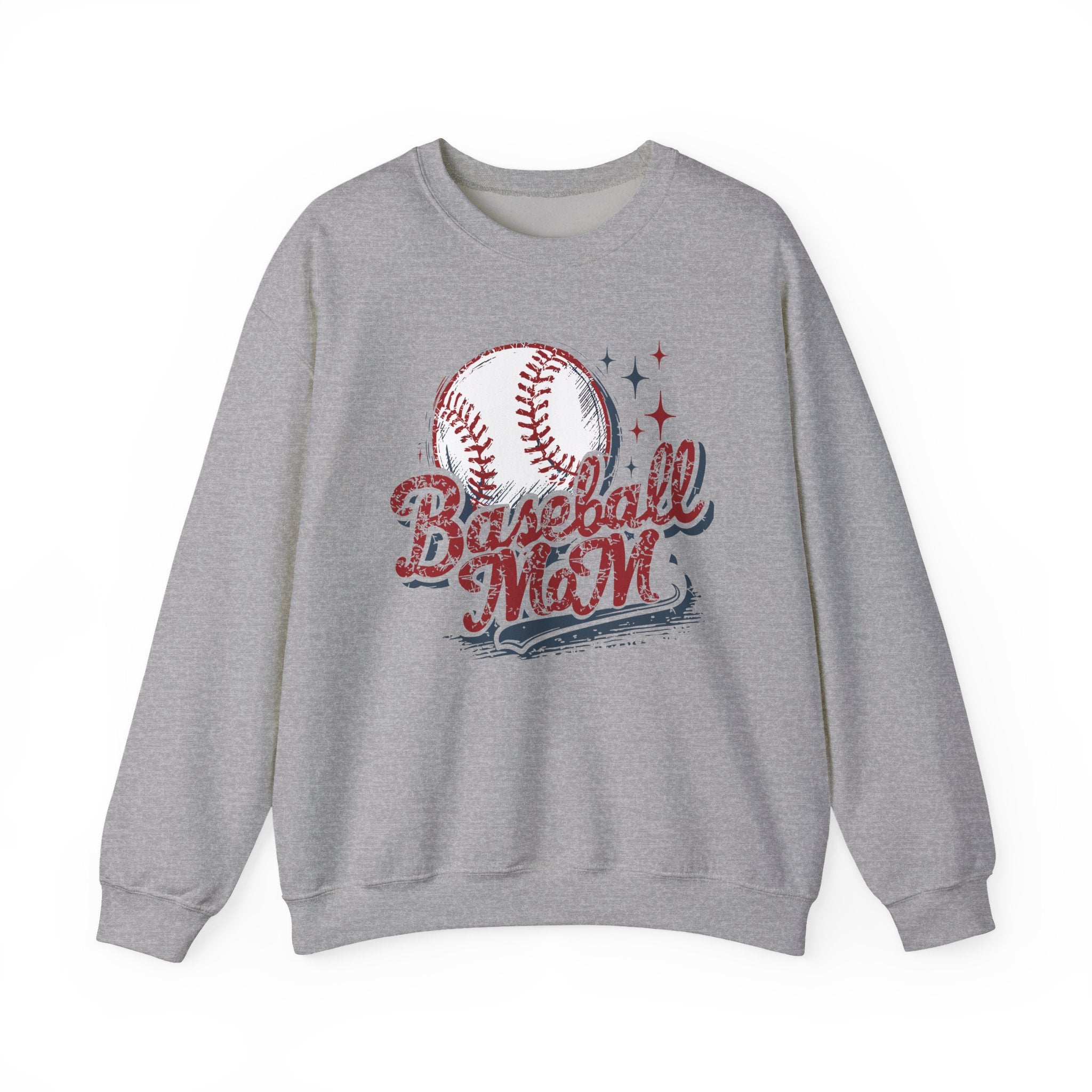 Baseball Mom Sweatshirt – Vintage Baseball Graphic Crewneck