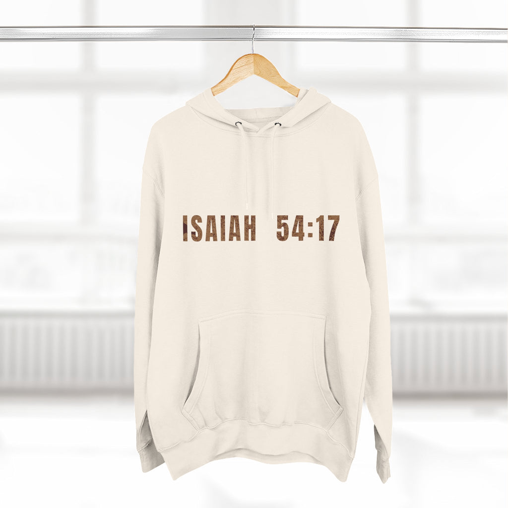 Isaiah 54:17 Hoodie "No Weapon Formed Shall Prosper"