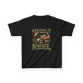 Kids Fishing T-Shirt — "Keeping It Reel" Bass Graphic Tee