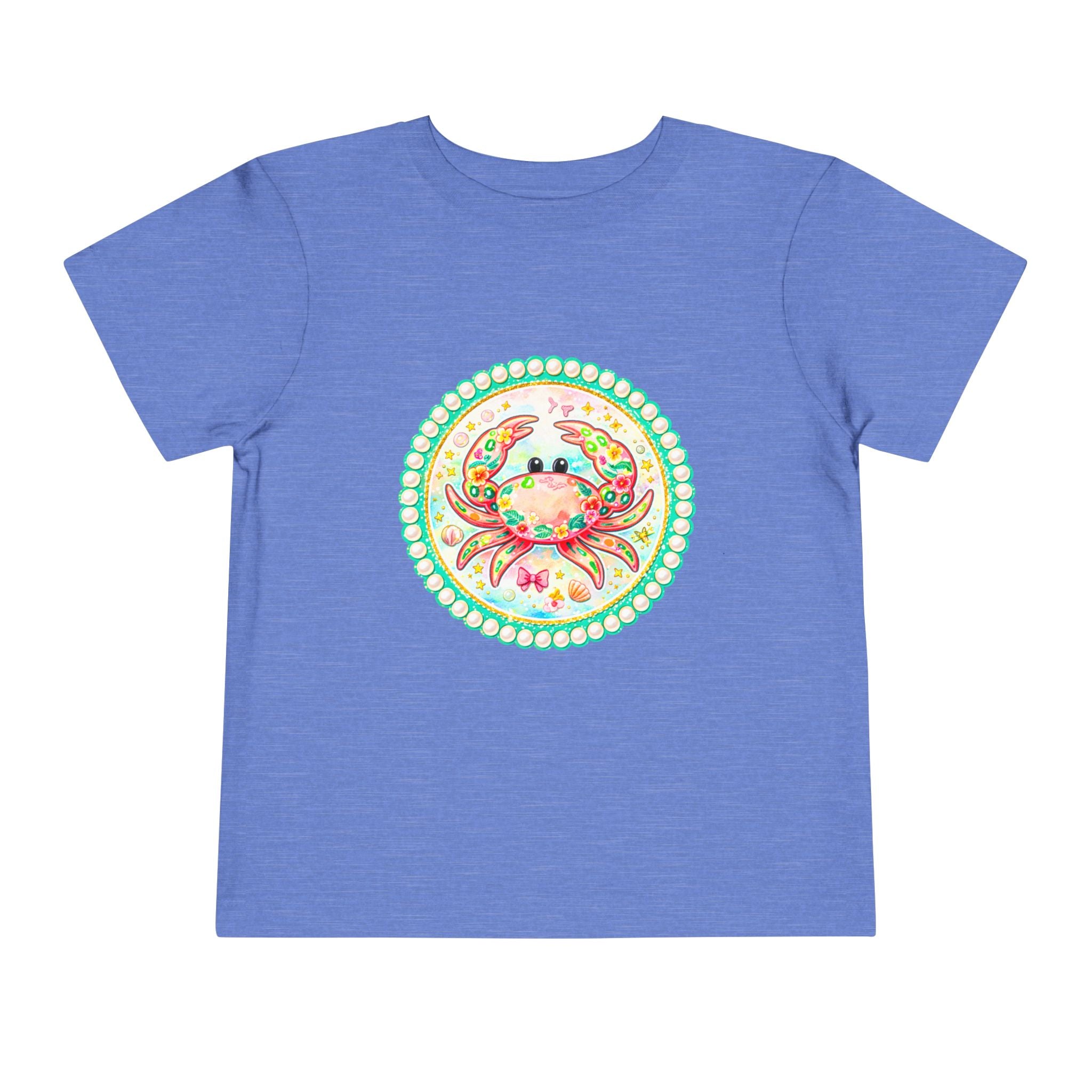 Toddler Tee — Colorful Watercolor Crab Kids Shirt