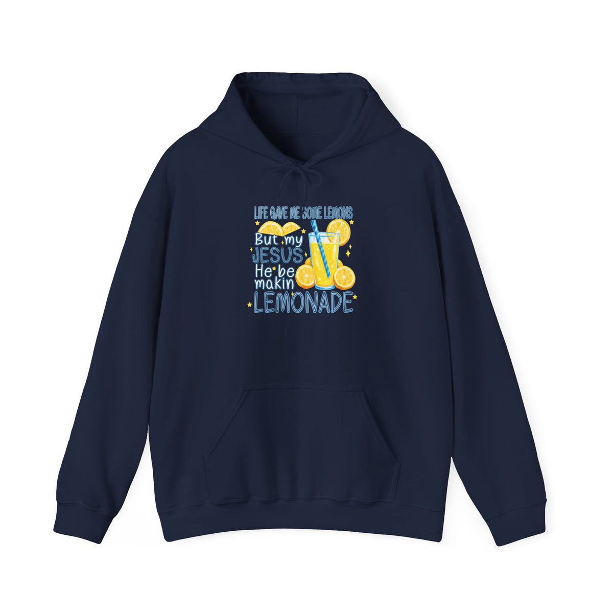 Christian Lemonade Hoodie – "Life Gave Me Lemons, Jesus Made Lemonade" Cozy Faith Sweatshirt