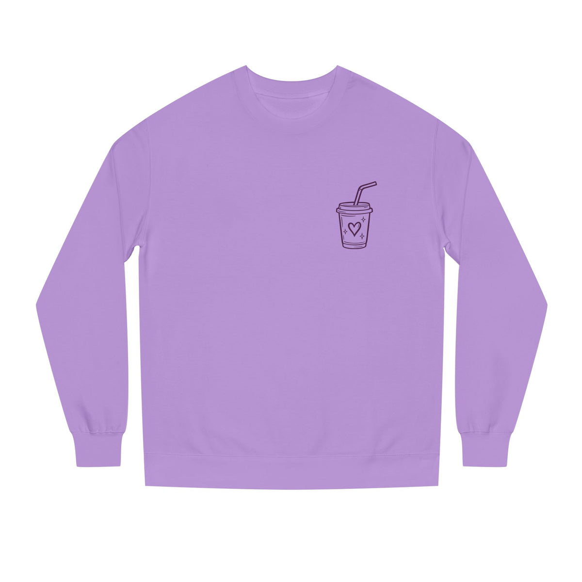 Pour Into Yourself Sweatshirt — Self-Care Crewneck with Heart Drink Graphic