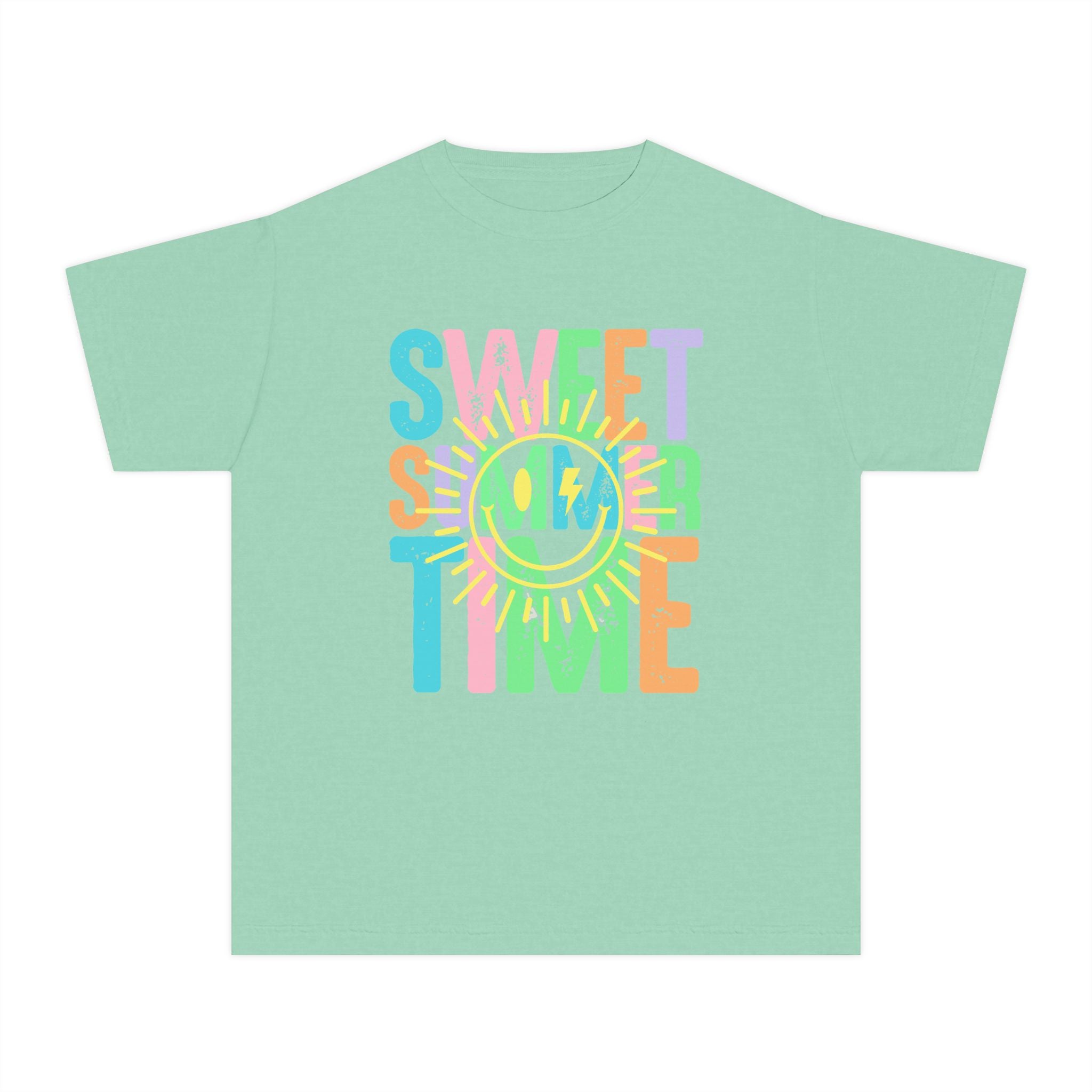 Sweet Summer Time Youth Tee  Pastel Beach Vibes