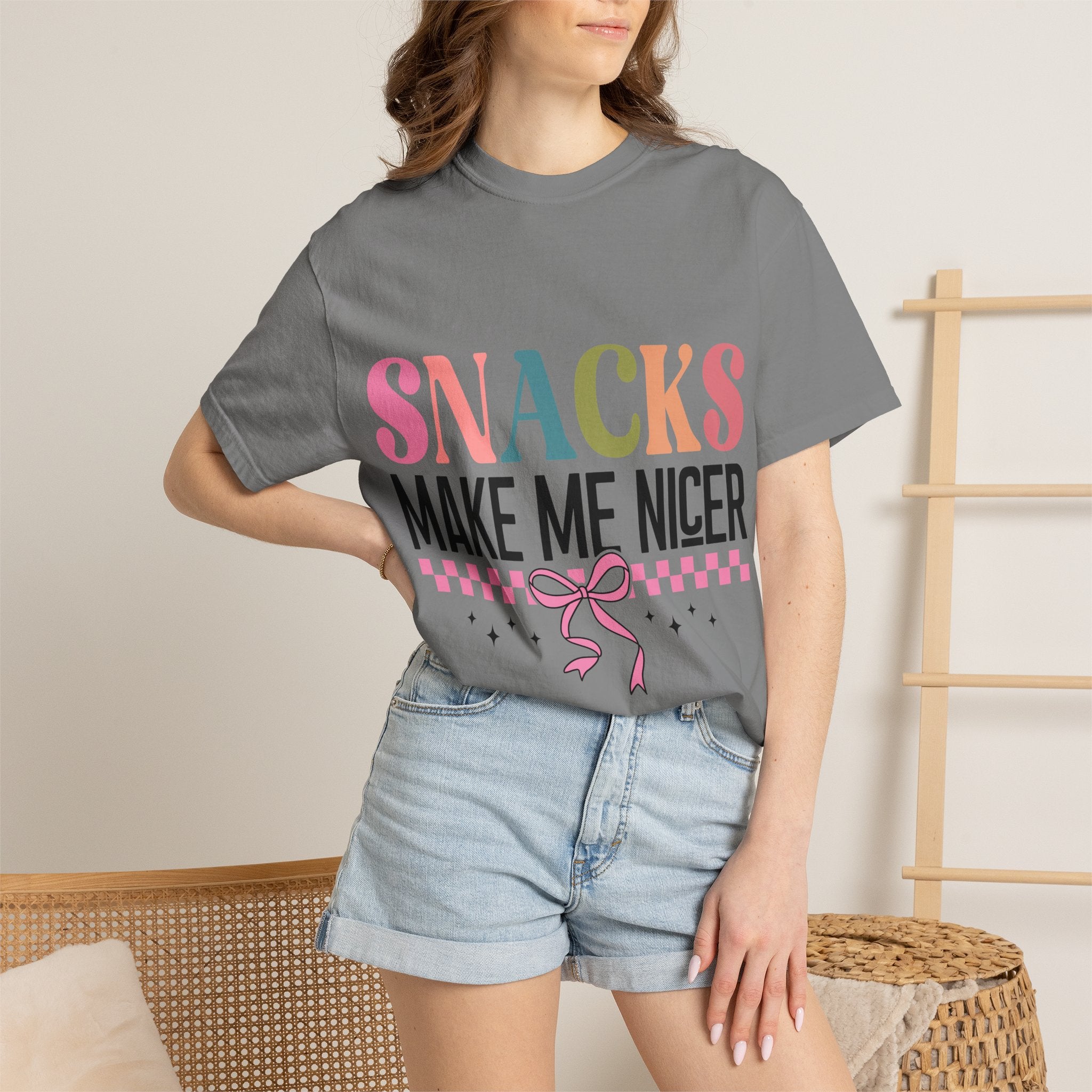 Snacks Make Me Nicer T-Shirt