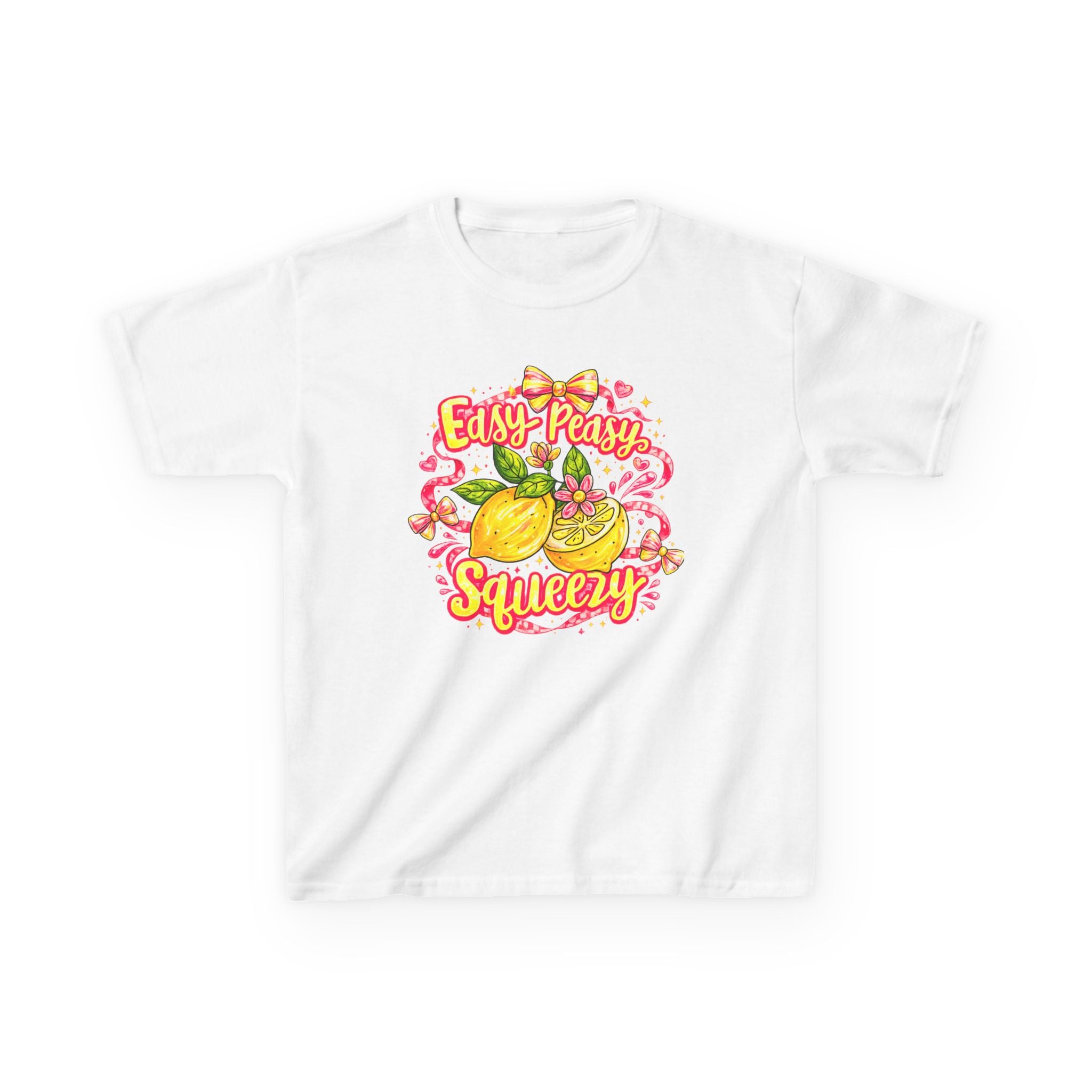 Kids T‑Shirt – "Easy Peasy Squeezy"  Fruit Graphic Tee