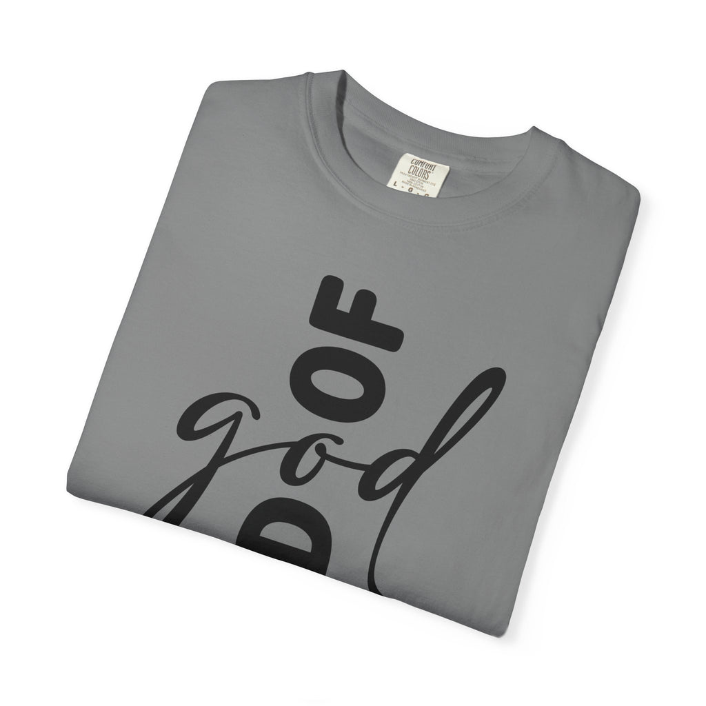 Child of God T-Shirt — Vertical Script Faith Tee