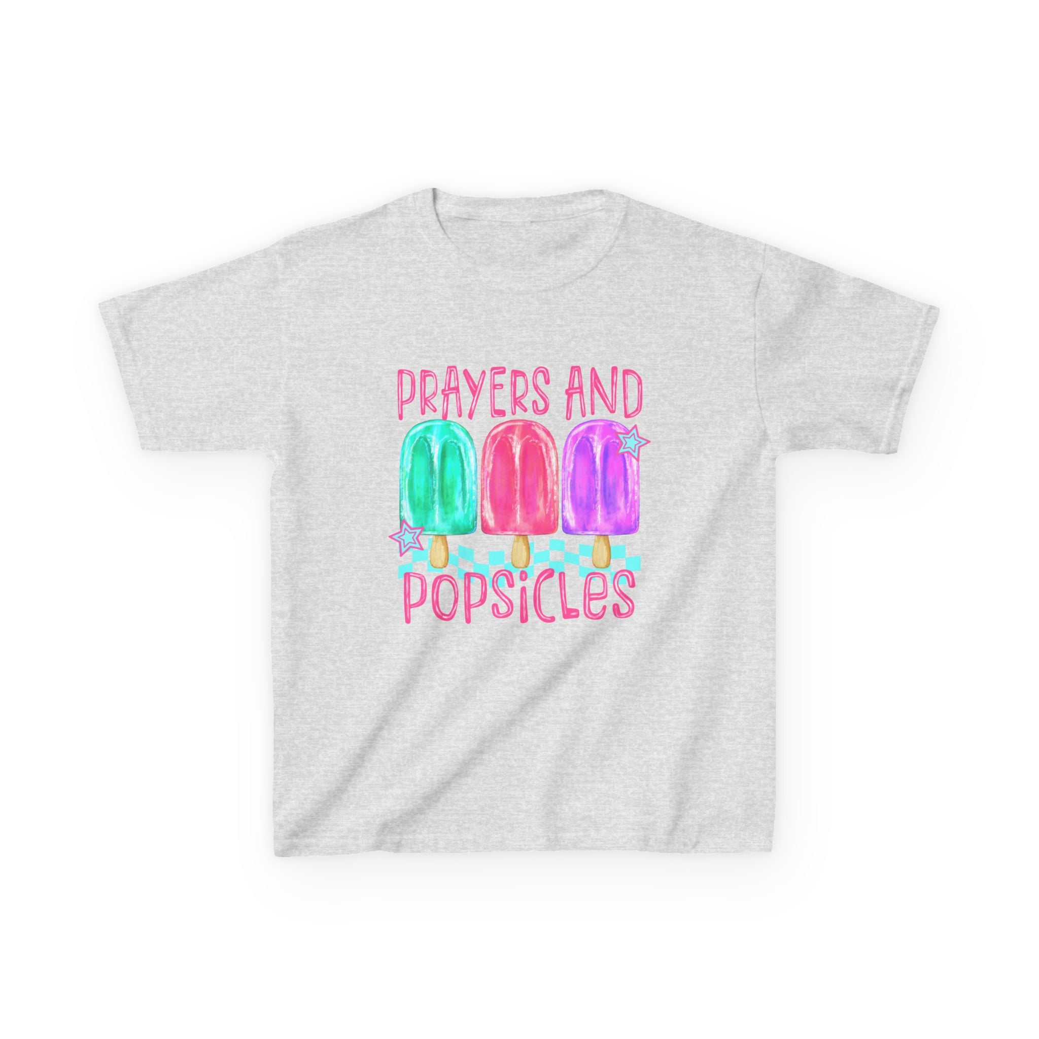 Kids Tee — "Prayers and Popsicles"