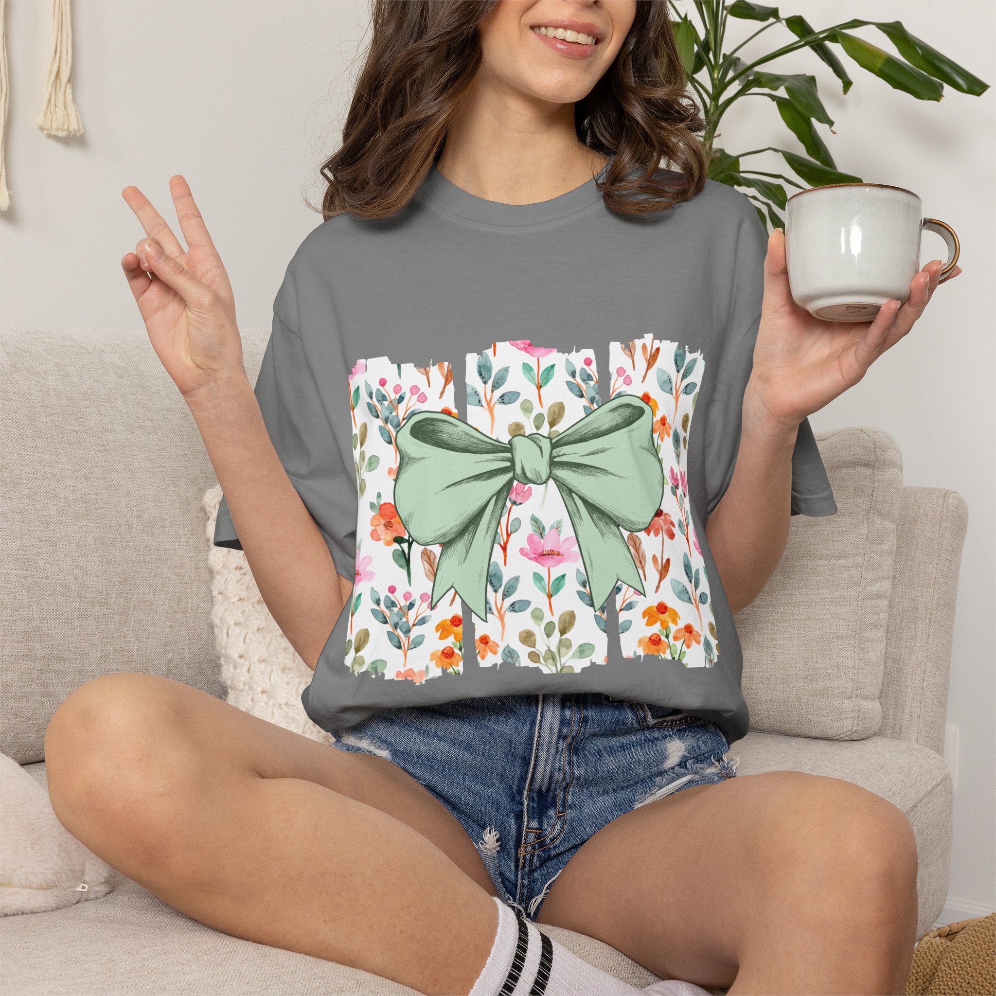 Floral Bow T-Shirt