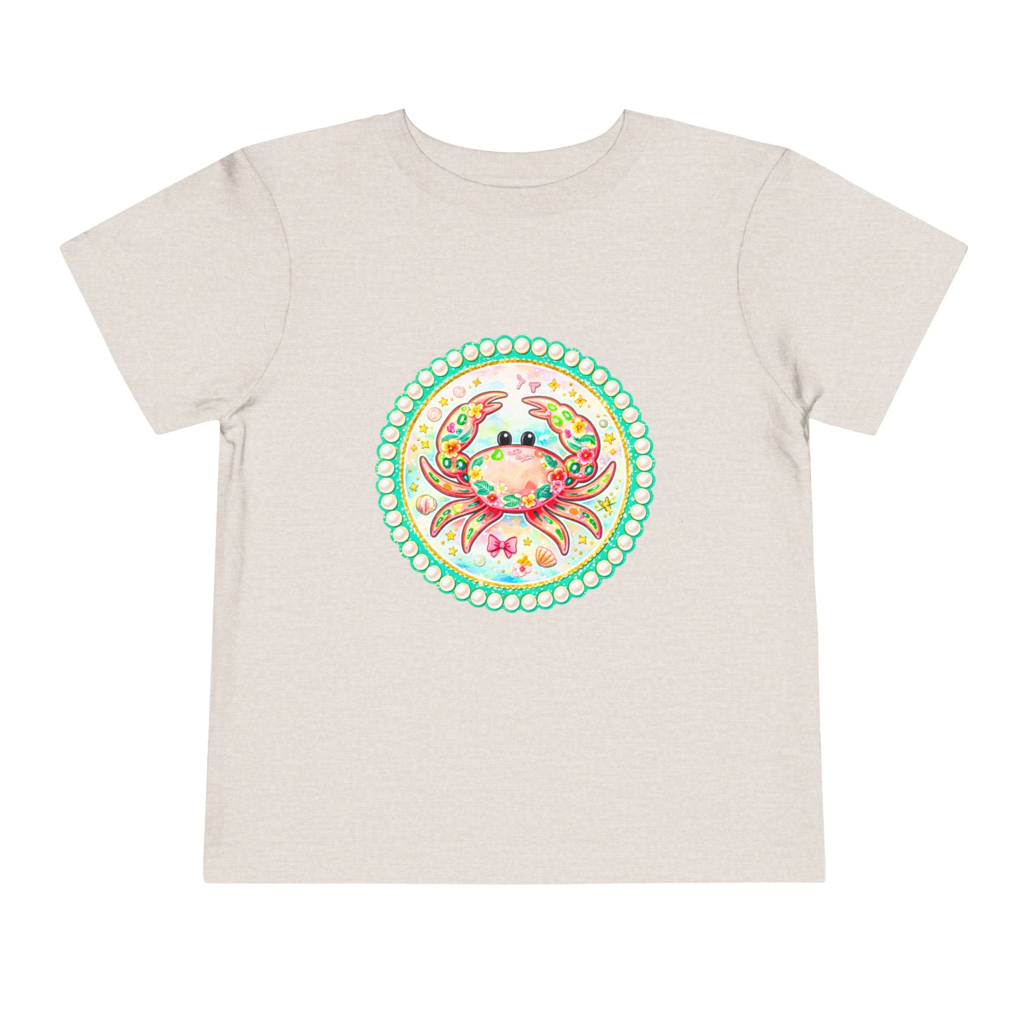 Toddler Tee — Colorful Watercolor Crab Kids Shirt