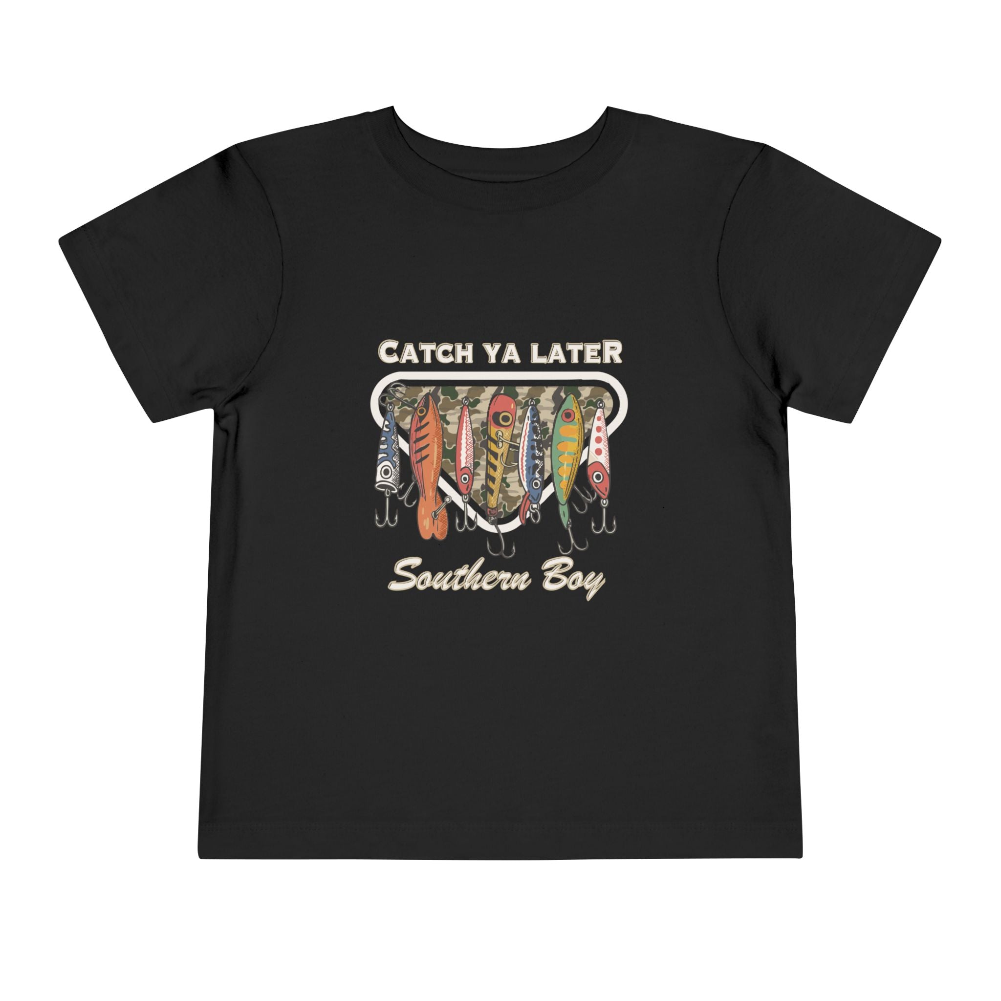 Toddler Fishing Tee  "Catch Ya Later Southern Bay" Graphic