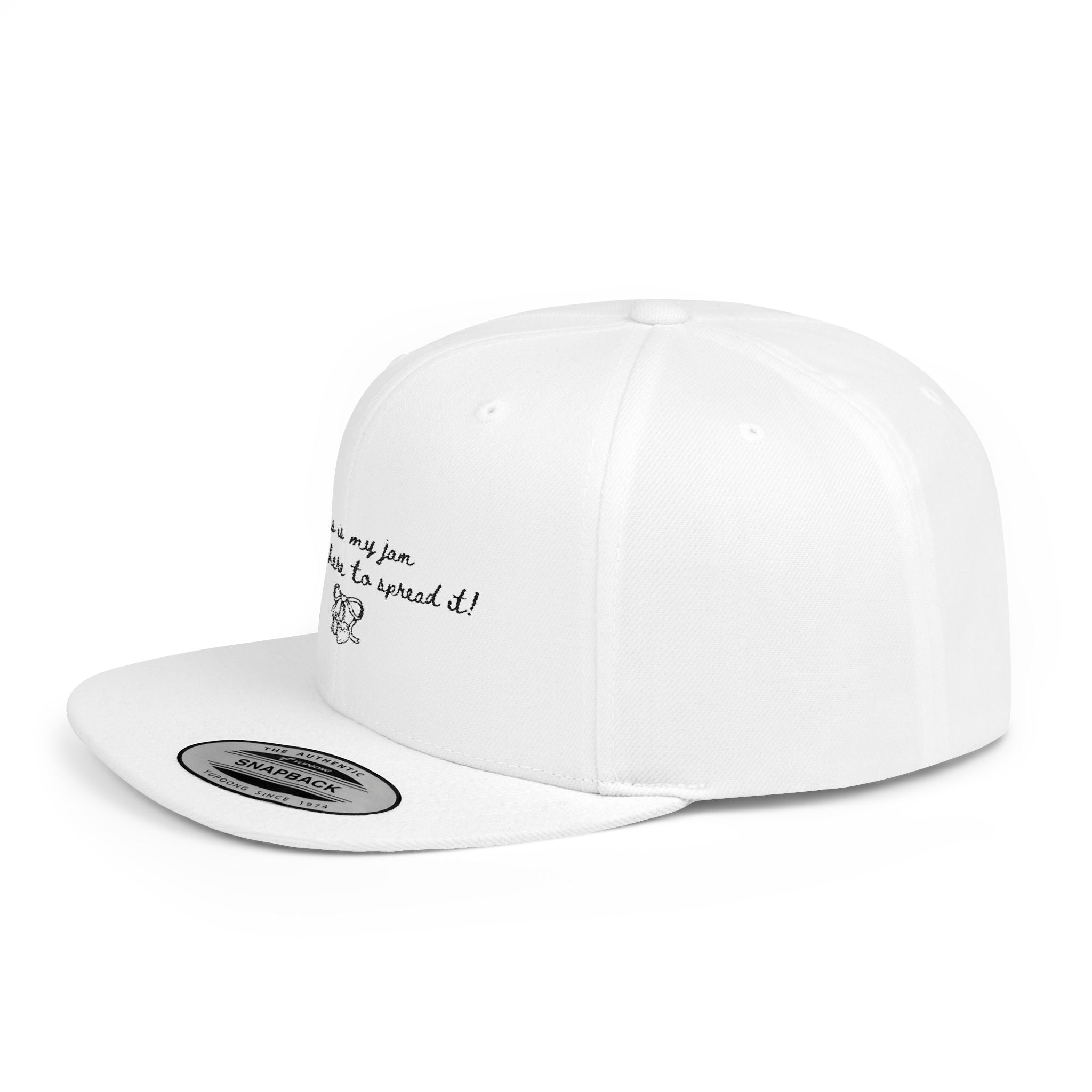 Flat Bill Snapback Hat