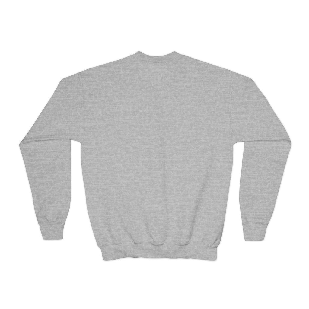 Youth Baseball Crewneck Sweatshirt - Batter & Red Stitch Design