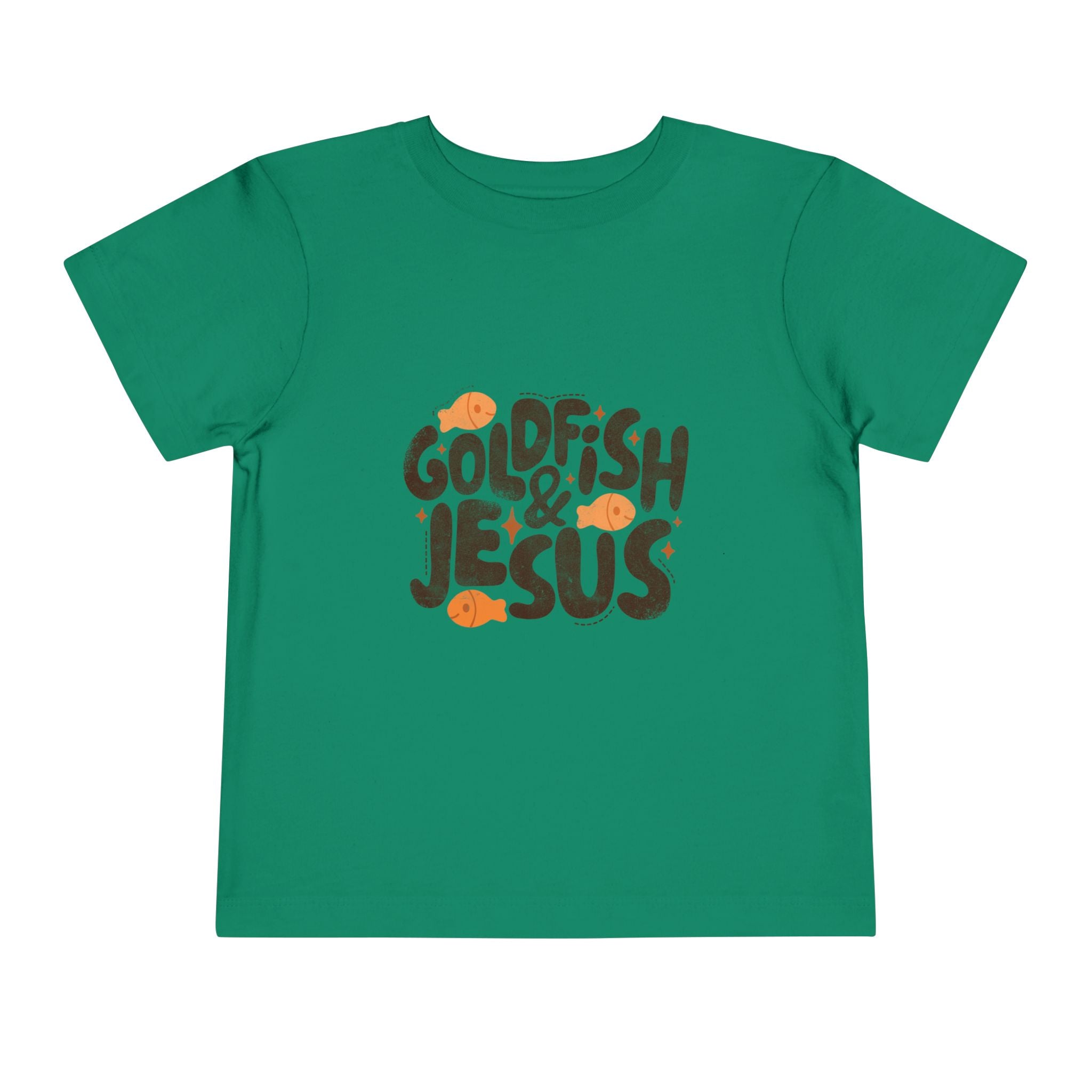 Goldfish & Jesus Toddler Tee — Cute Christian Kids Shirt