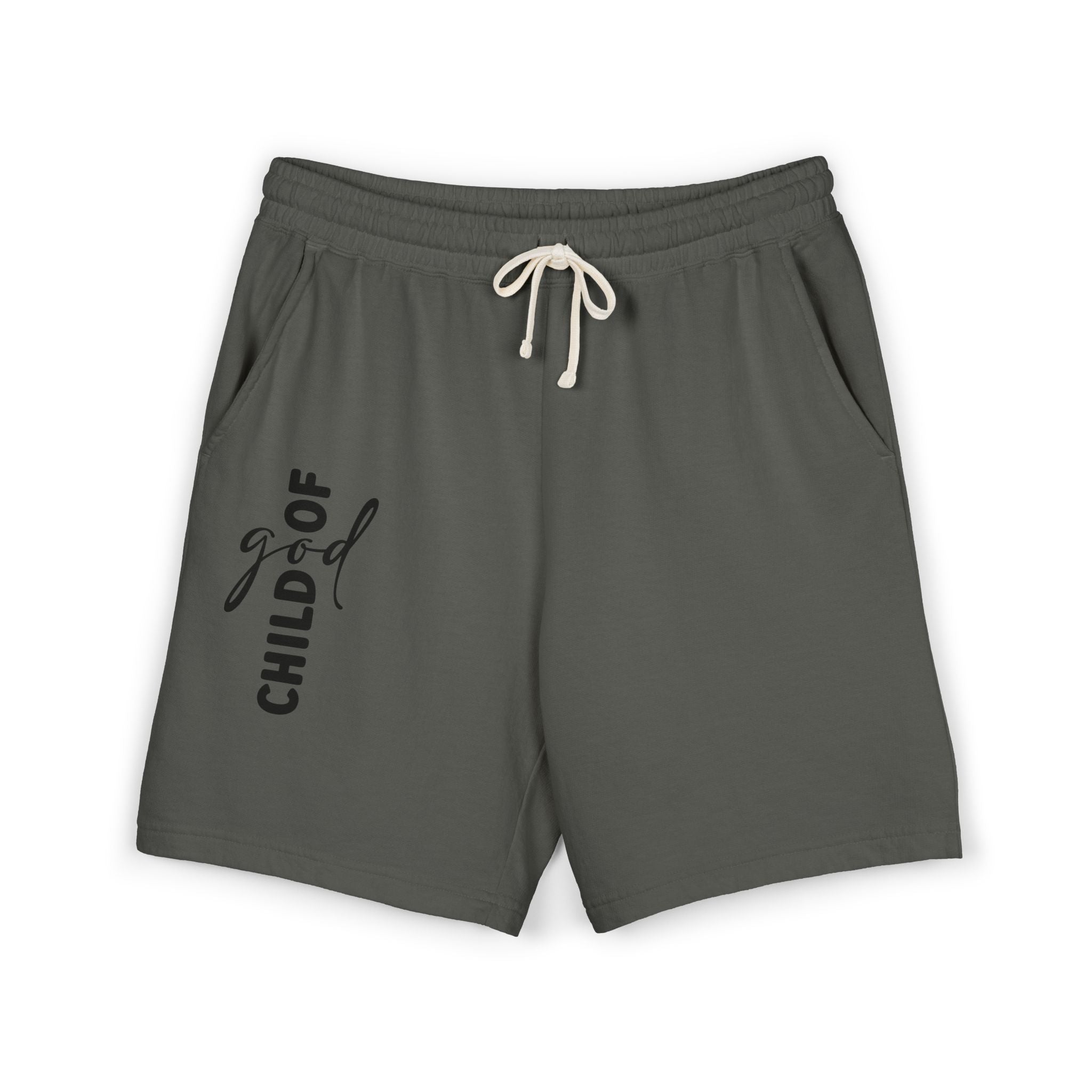 Faithful 'Child of God' Sweat Shorts  Lightweight Fleece Religious Lounge Wear