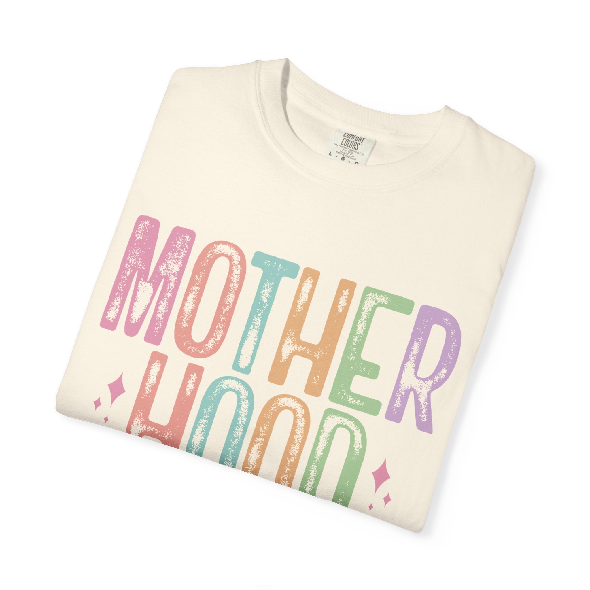 Motherhood Graphic Tee — “Mother Hood: Some days I rock it…”