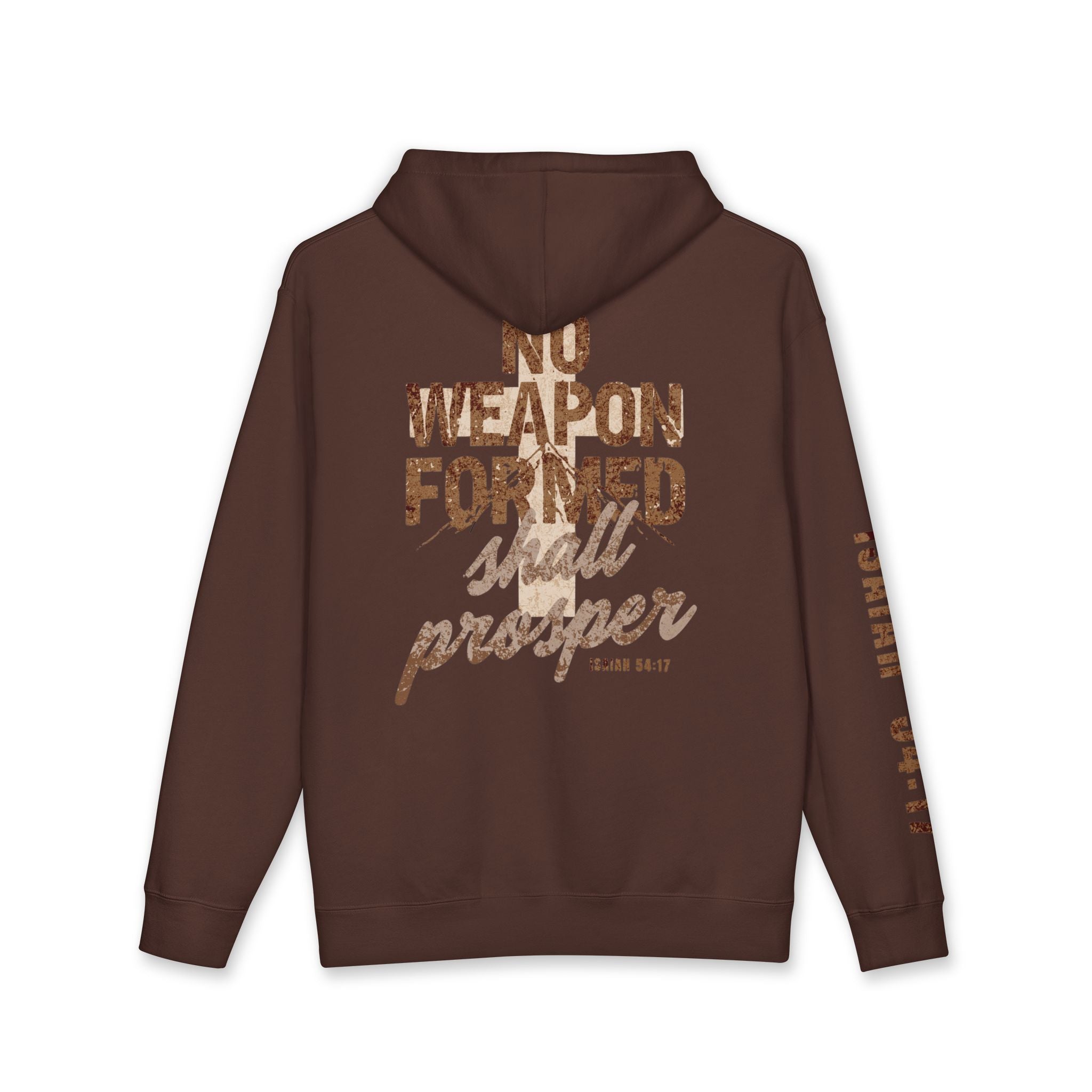 Hoodie — "No Weapon Formed Shall Prosper" Isaiah 54:17