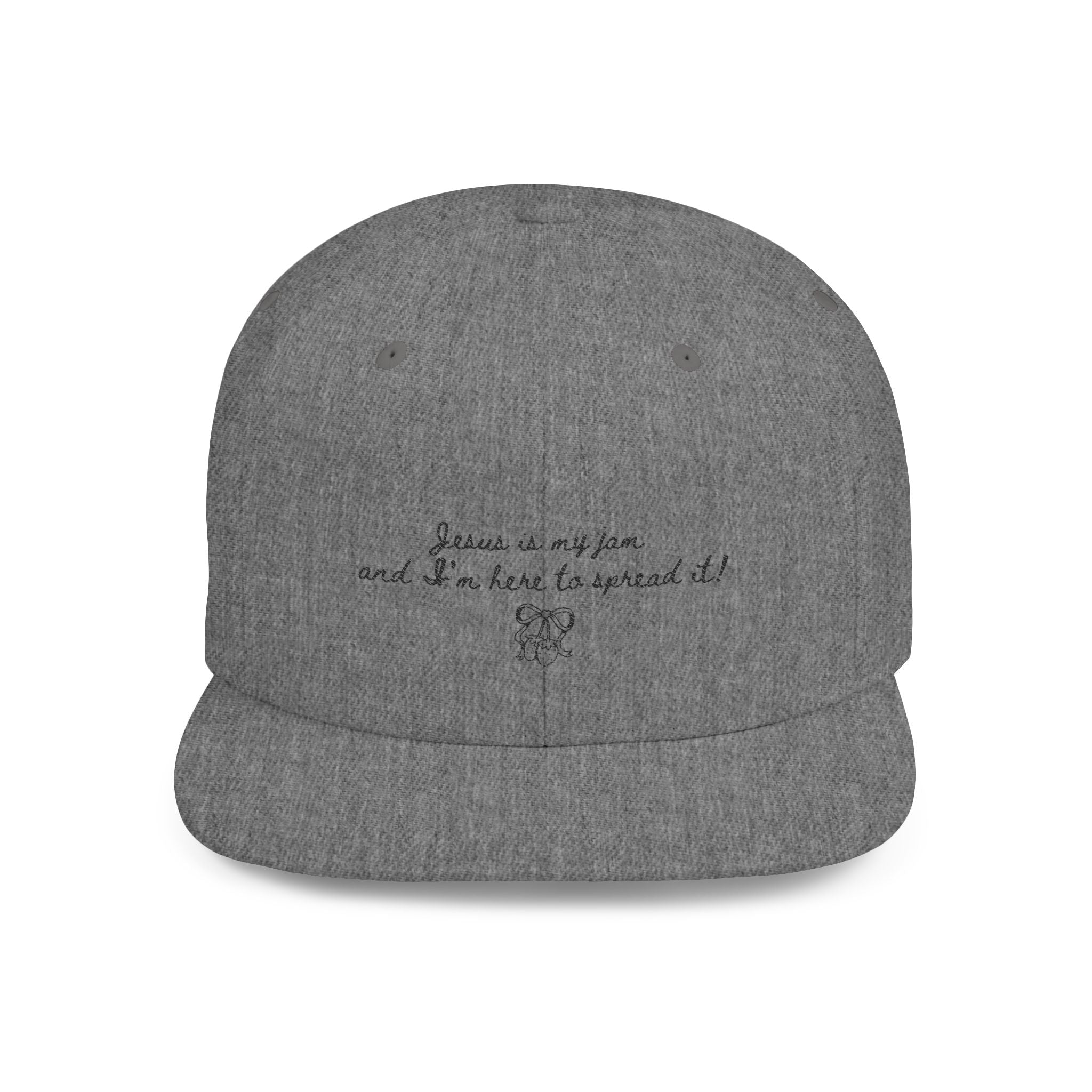 Flat Bill Snapback Hat