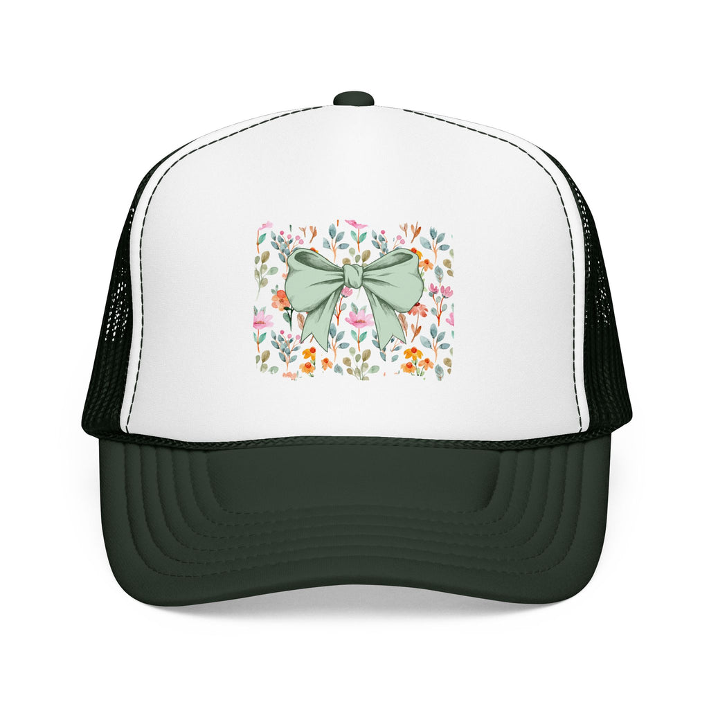 Floral Bow Trucker Hat