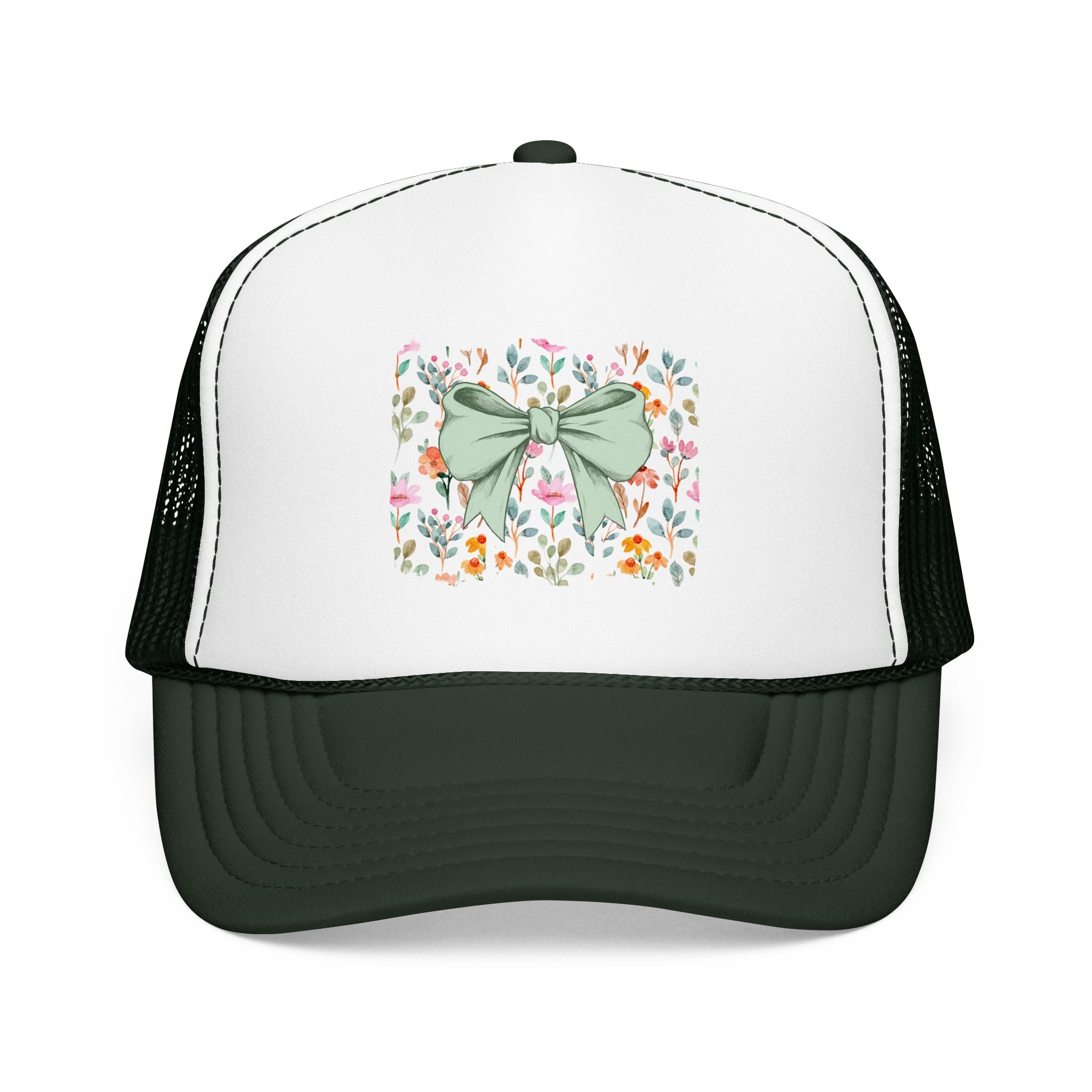 Floral Bow Trucker Hat