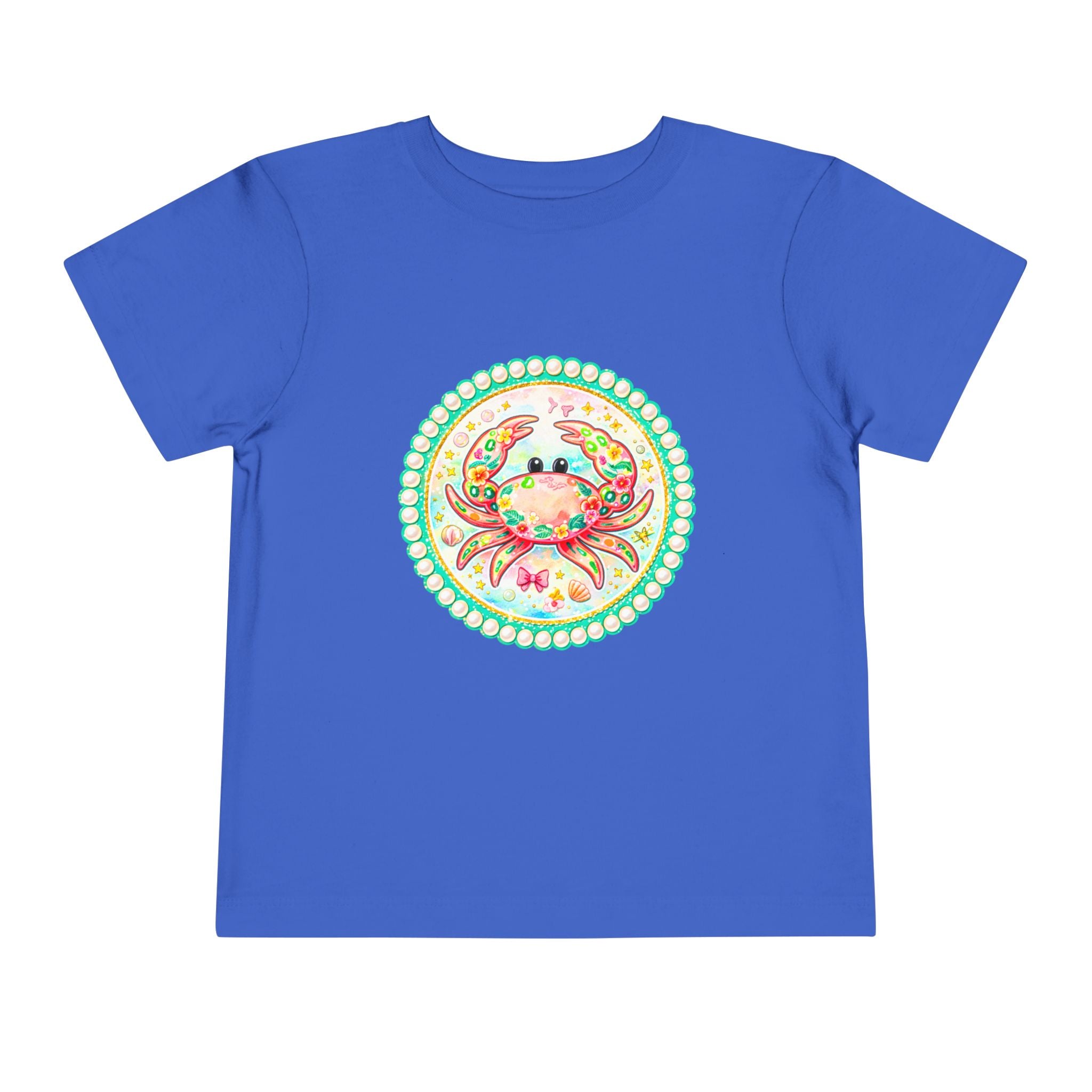 Toddler Tee — Colorful Watercolor Crab Kids Shirt