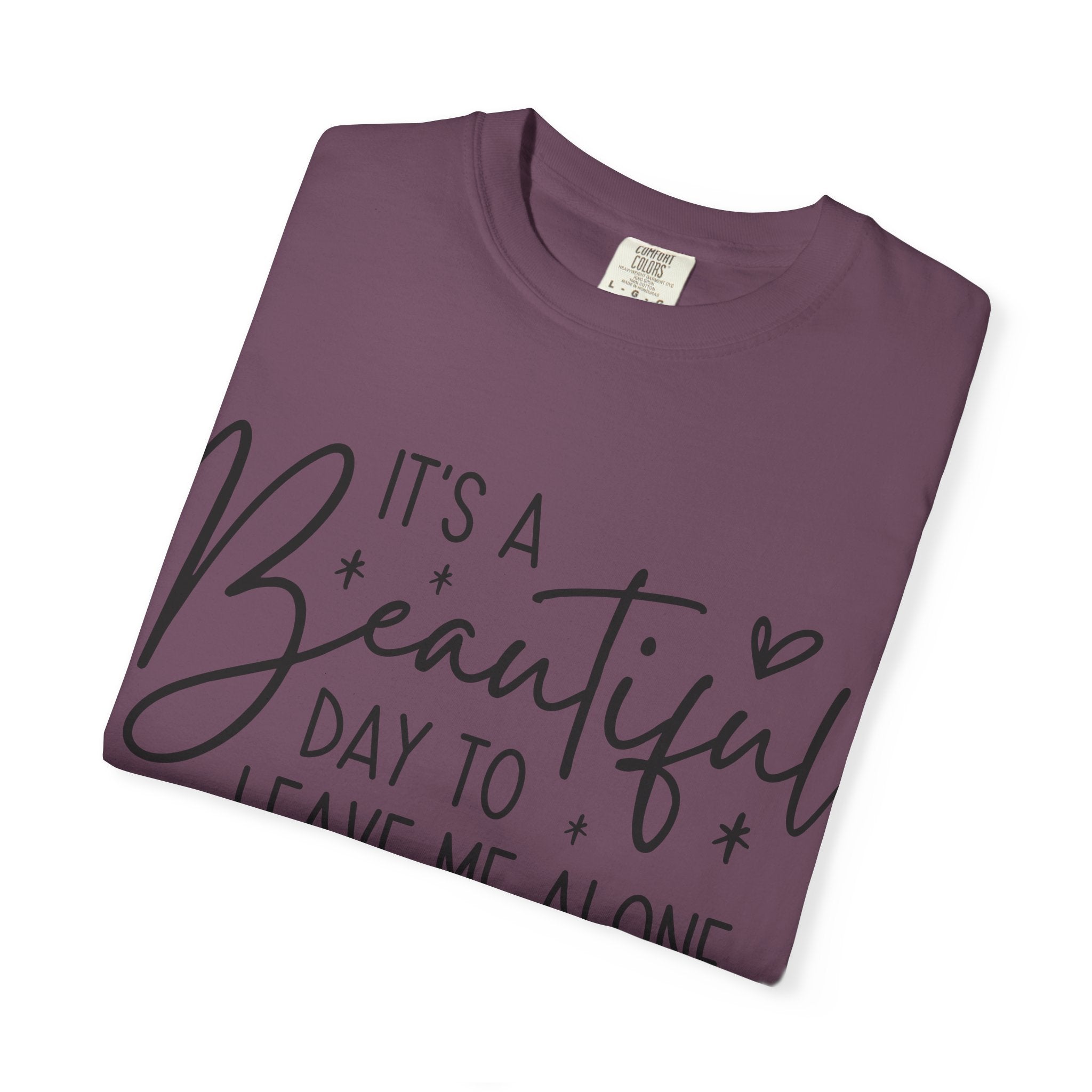 T‑Shirt — "It’s a Beautiful Day to Leave Me Alone" Graphic Tee