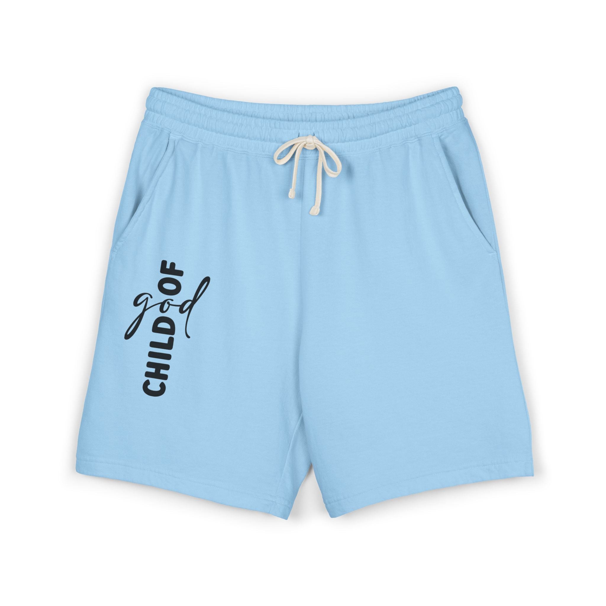Faithful 'Child of God' Sweat Shorts  Lightweight Fleece Religious Lounge Wear