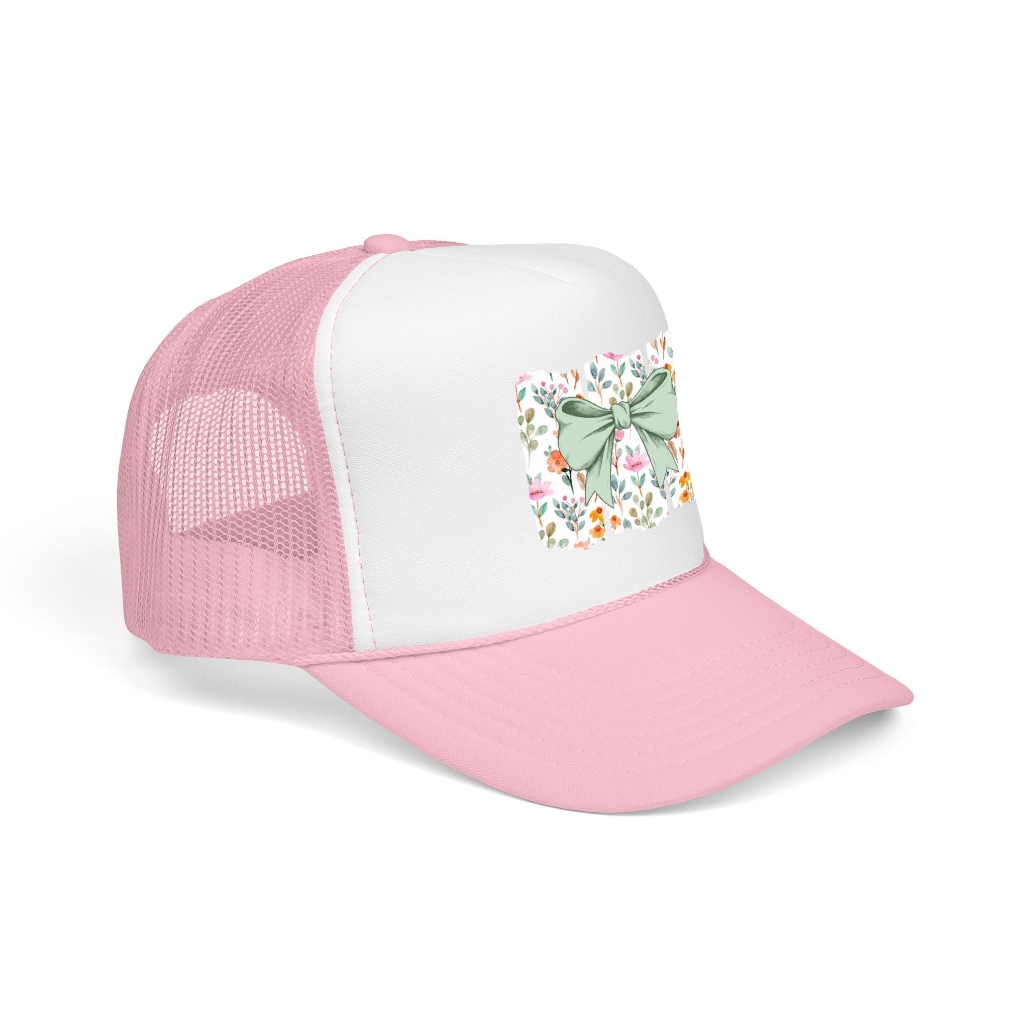 Floral Bow Trucker Hat