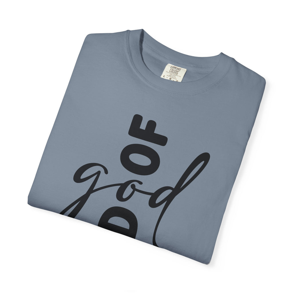 Child of God T-Shirt — Vertical Script Faith Tee