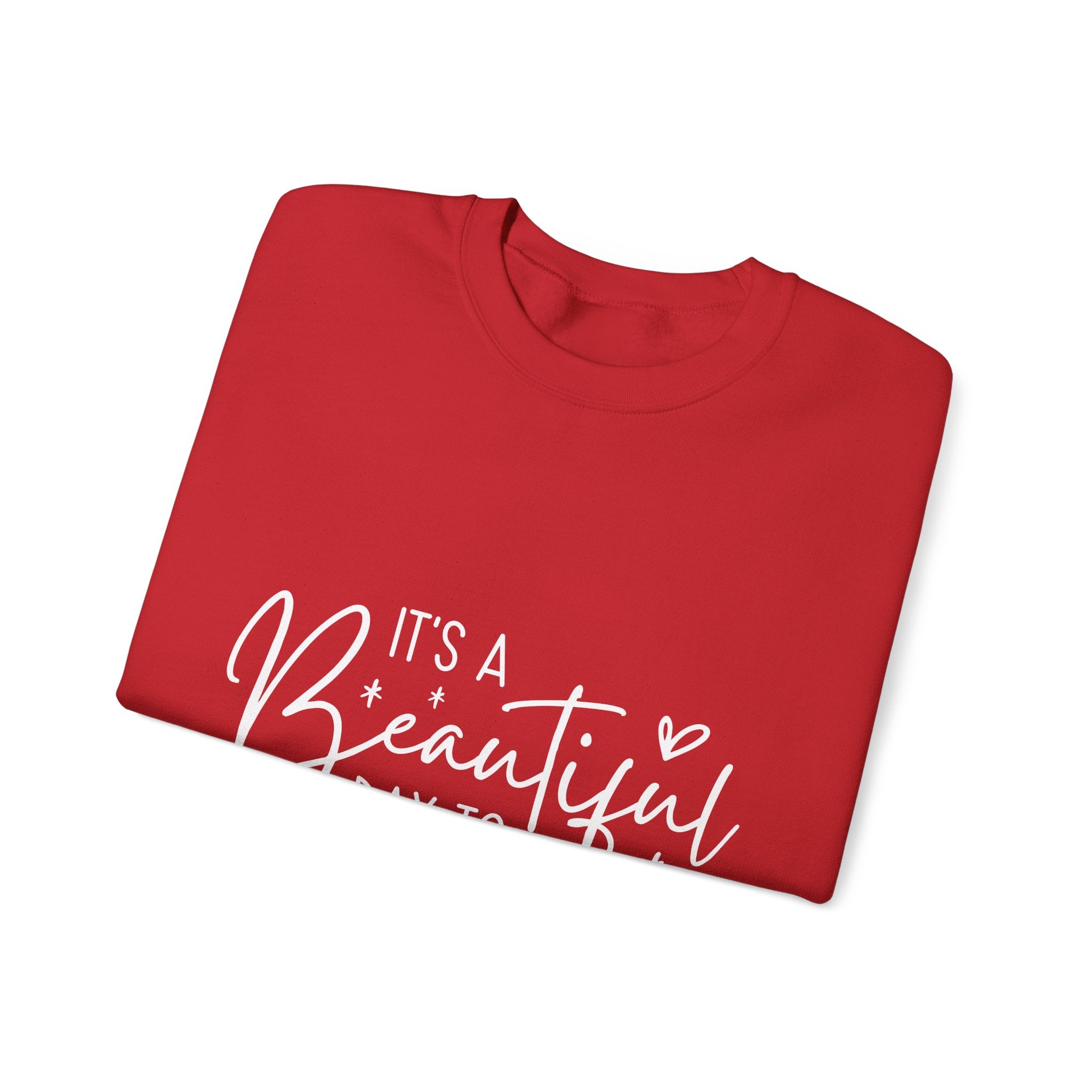 Sweatshirt — "It's a Beautiful Day to Leave Me Alone" Graphic Crewneck