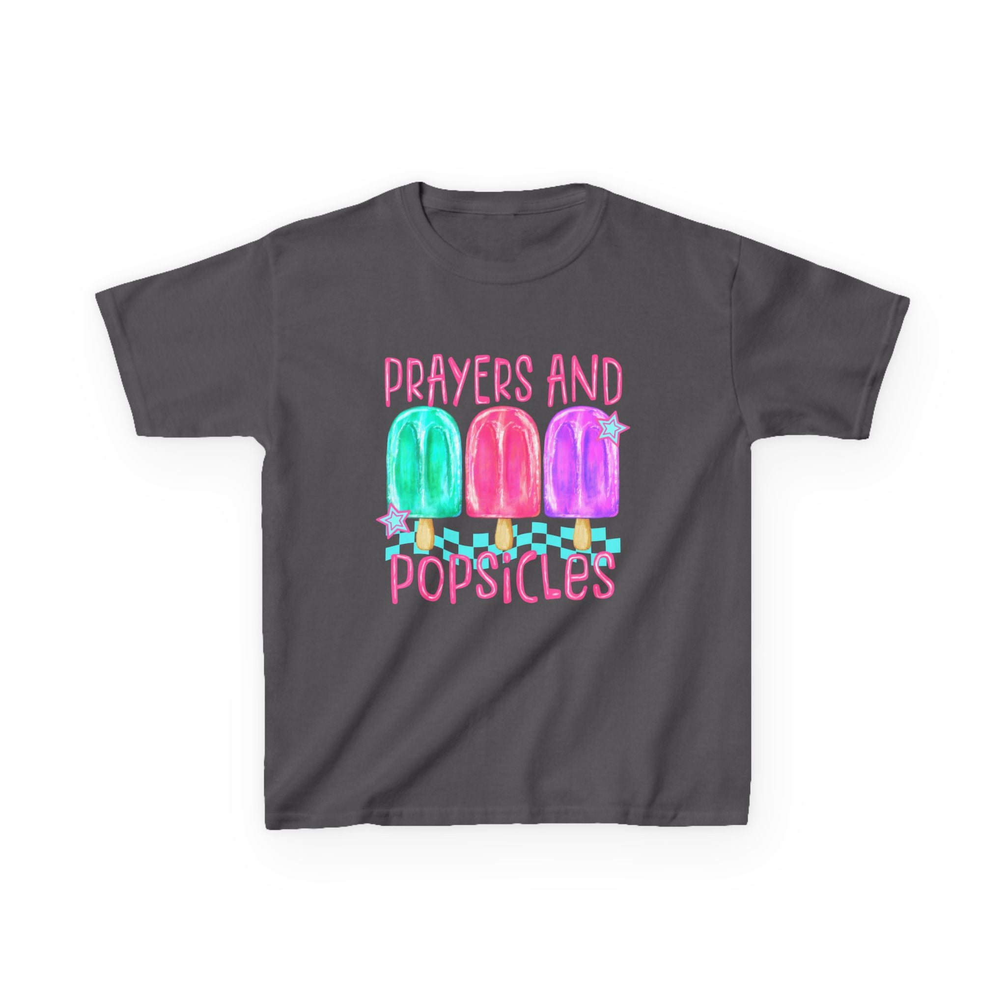 Kids Tee — "Prayers and Popsicles"