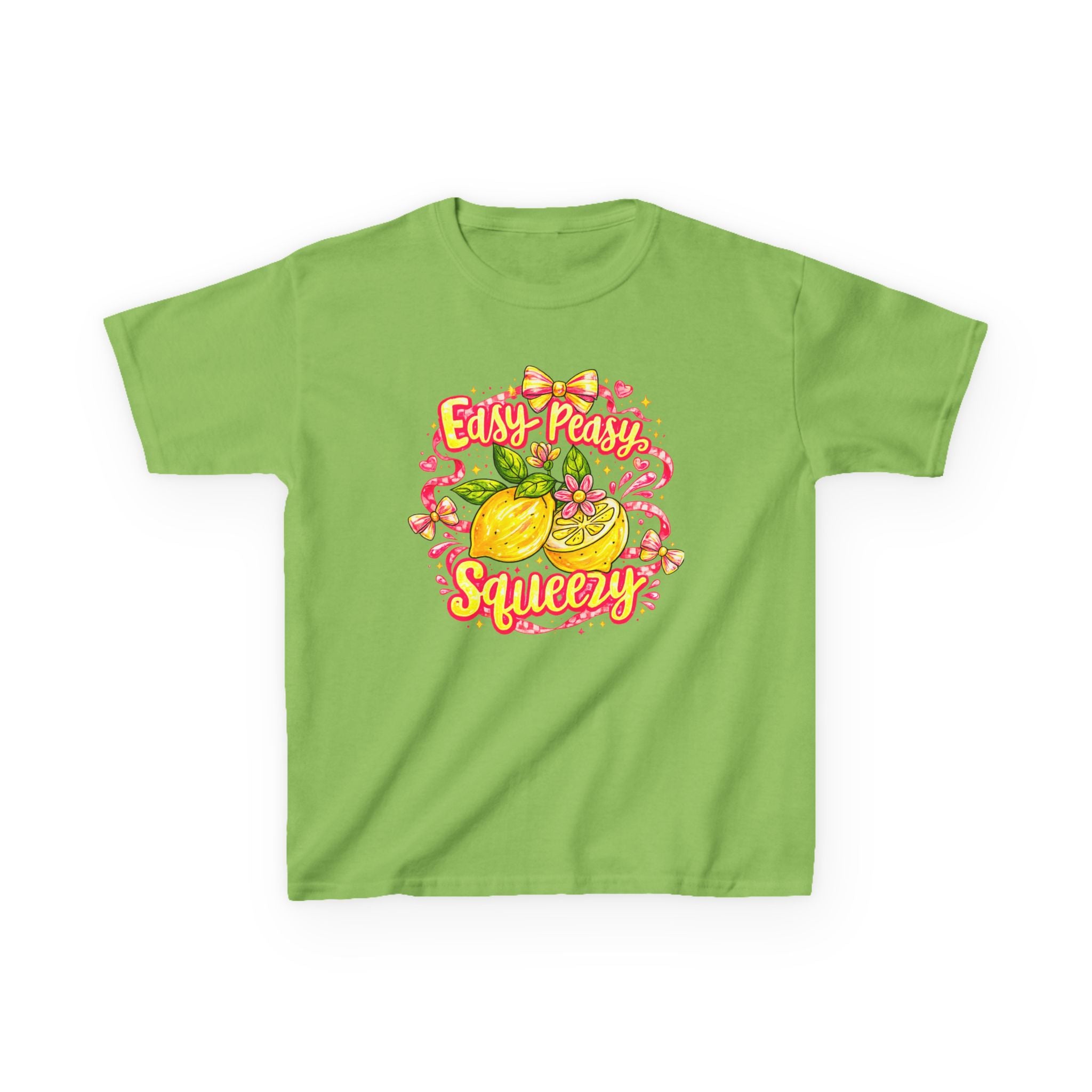 Kids T‑Shirt – "Easy Peasy Squeezy"  Fruit Graphic Tee