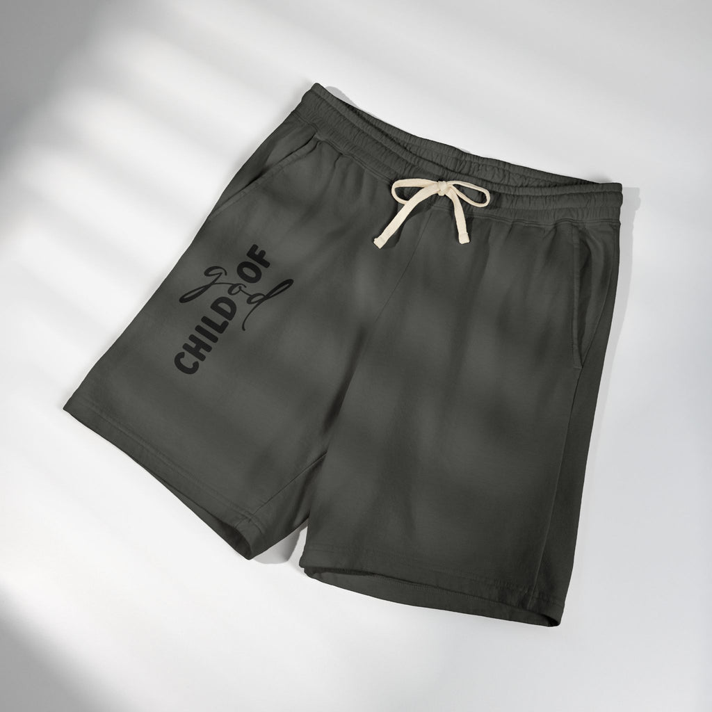 Faithful 'Child of God' Sweat Shorts  Lightweight Fleece Religious Lounge Wear
